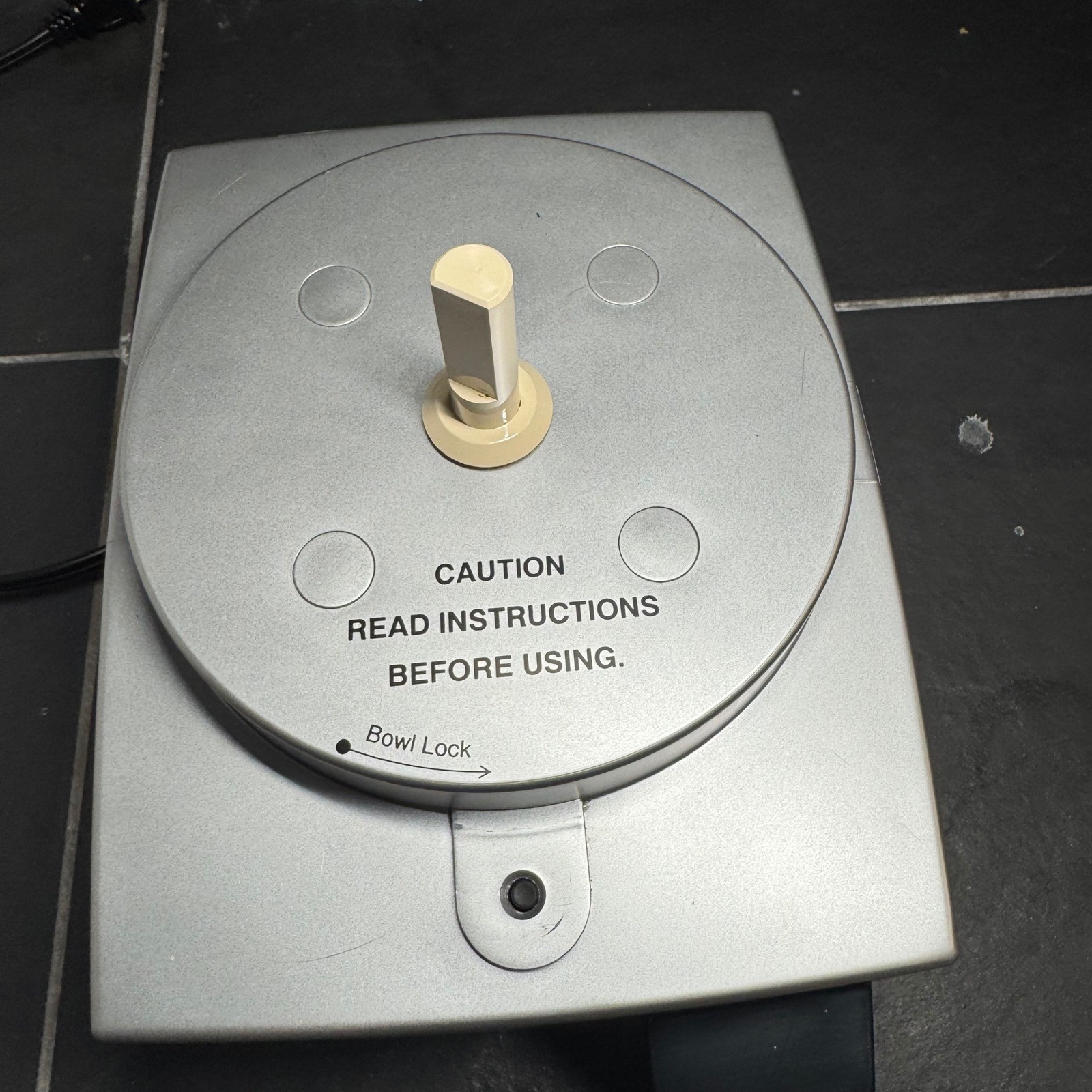 Cuisinart DLC-5 Food Processor Replacement Motor Base Silver Black 120V 5A Works