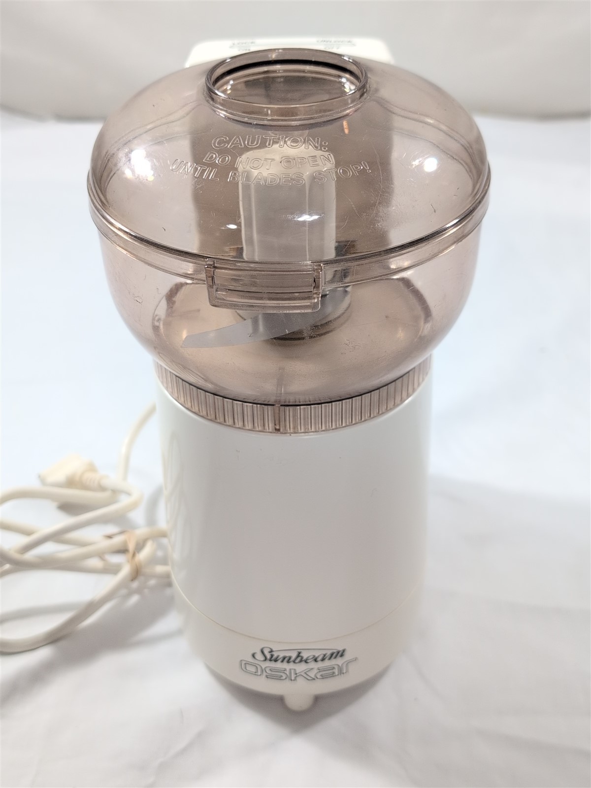 Vintage Sunbeam Oskar 14081 Food Processor Chopper Made in France Tested