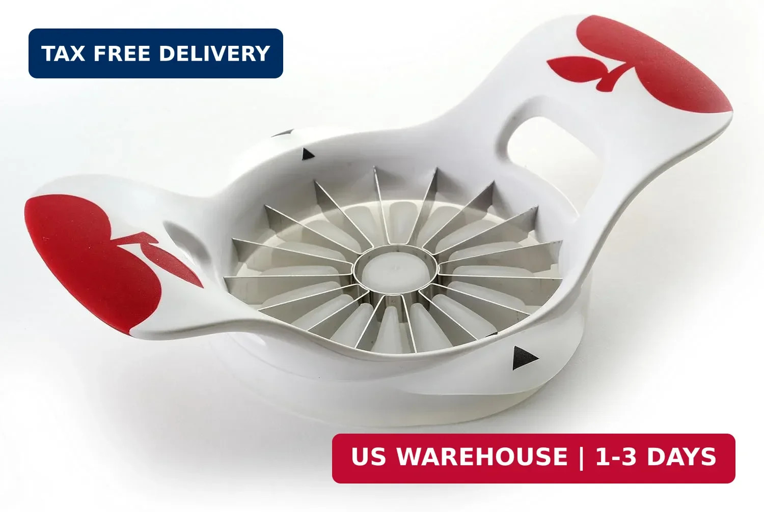 NORPRO NOR-5133 Grip-Ez Fruit Wedger 16 Slice with BSE , White
