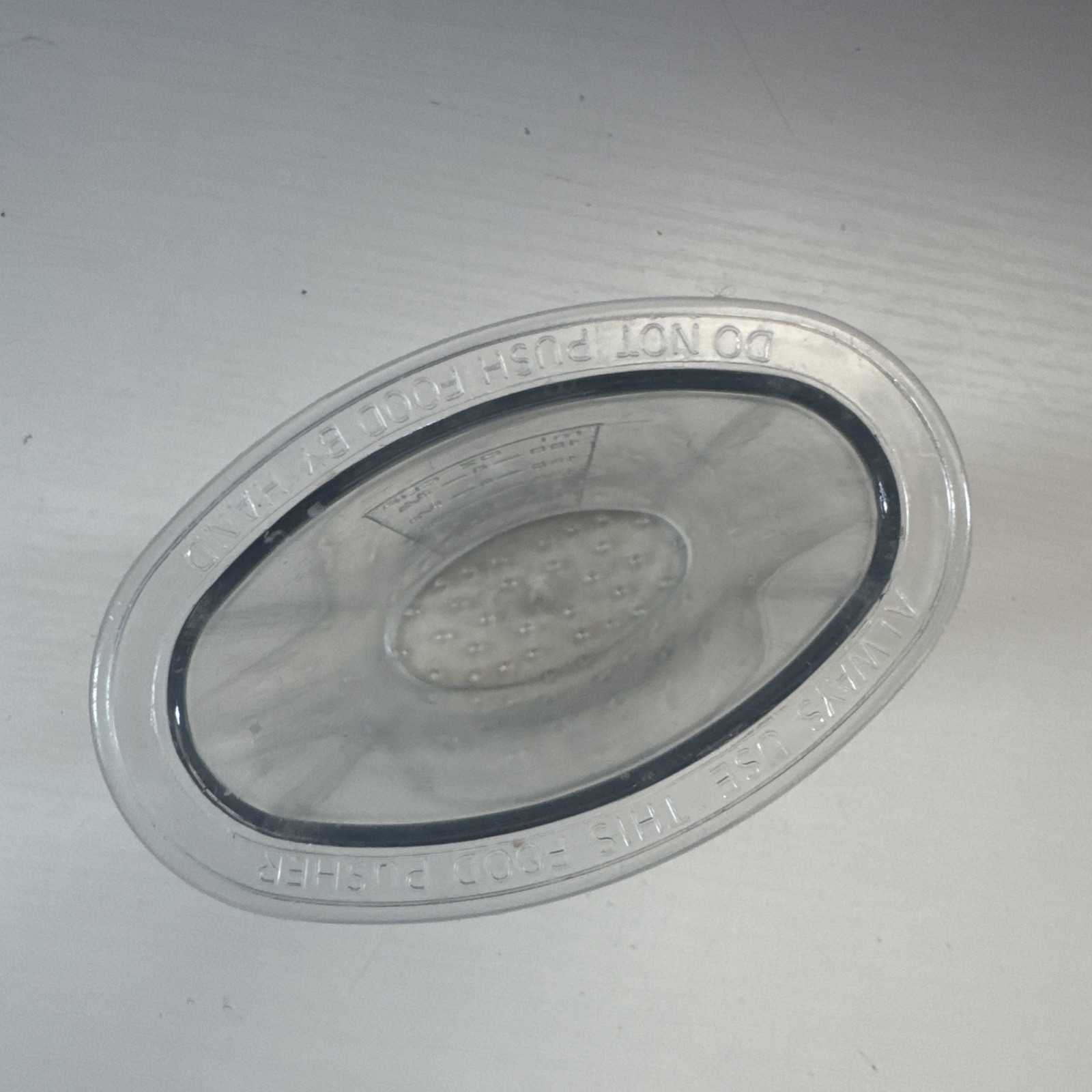 Hamilton Beach Food Processor 70100 Replacement Part: FOOD PUSHER