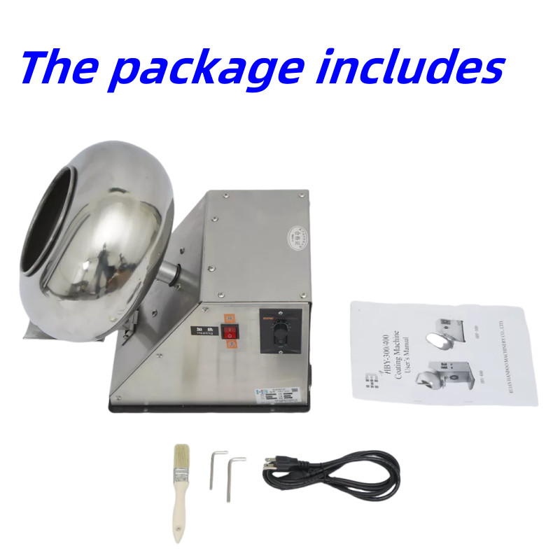 Professional small Nuts sugar peanut Chocolate candy Coating Machine 110V