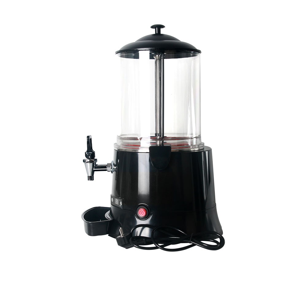 5-10L Commercial Chocolate Heating Dispenser Hot Beverage Coffee Milk Mixer 110V