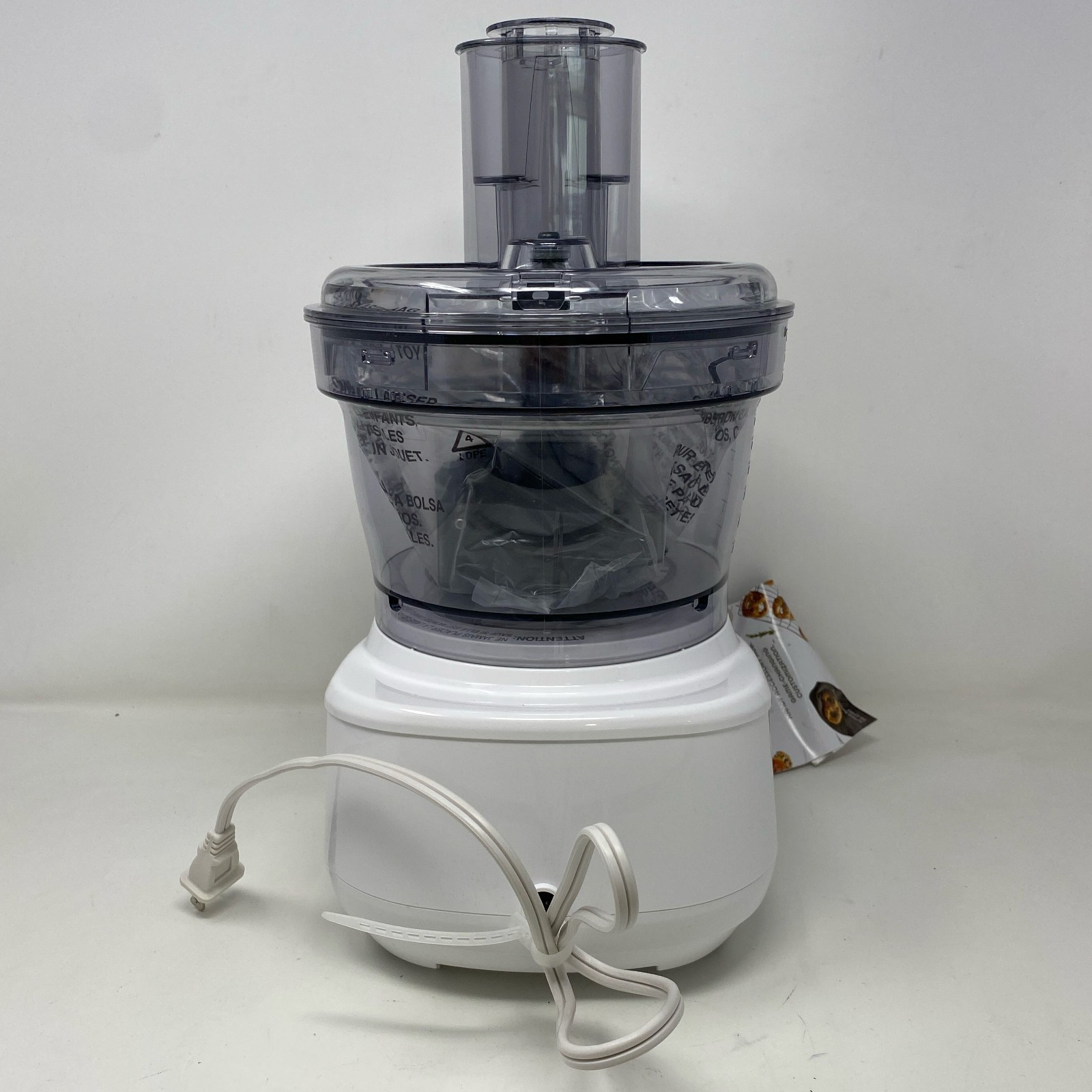Cuisinart Core Custom FP-110 10-Cup Food Processor, White/Stainless