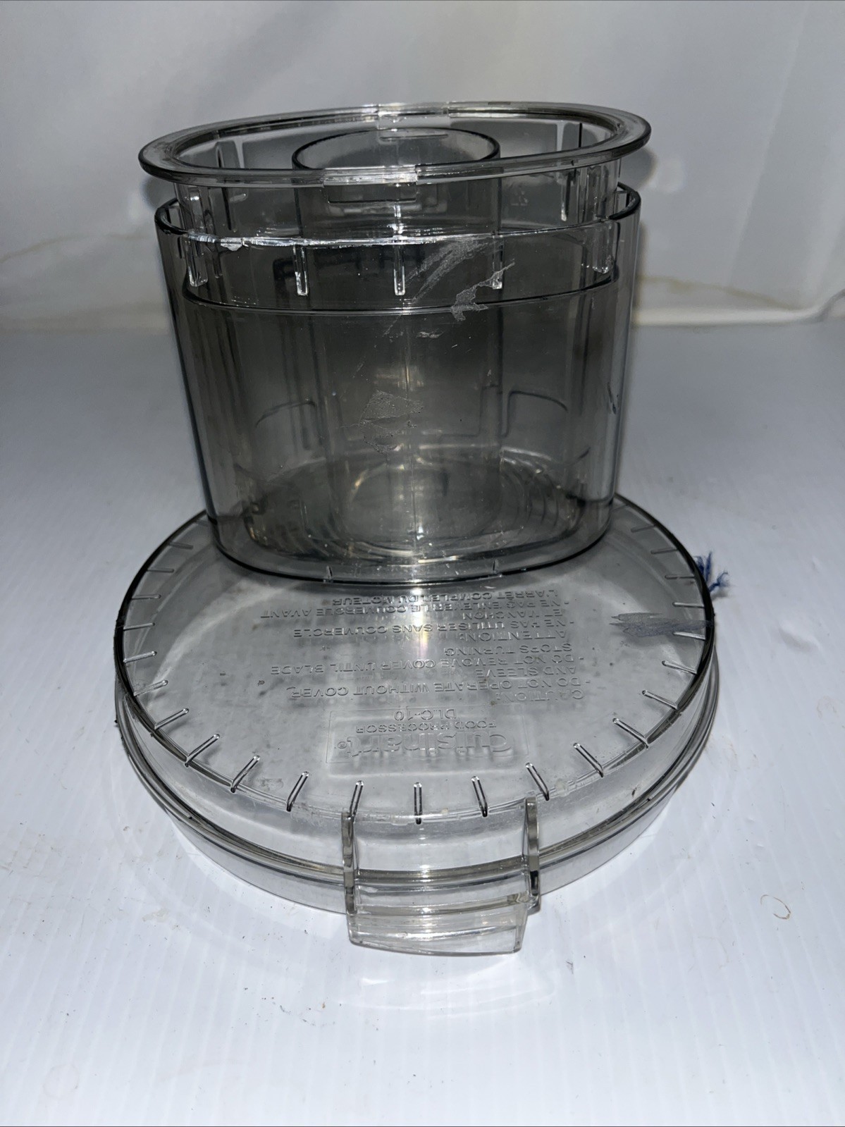 Cuisinart DLC-117BGTX DLC-10 Lid, Cover, Sleeve Chute NO PUSHER