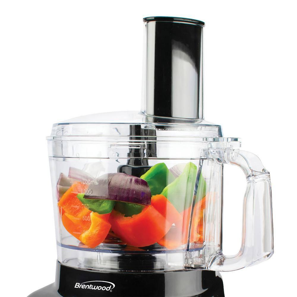 Brentwood Appliances Food Processor 5-Cup Black Compact Efficient Kitchen Tool