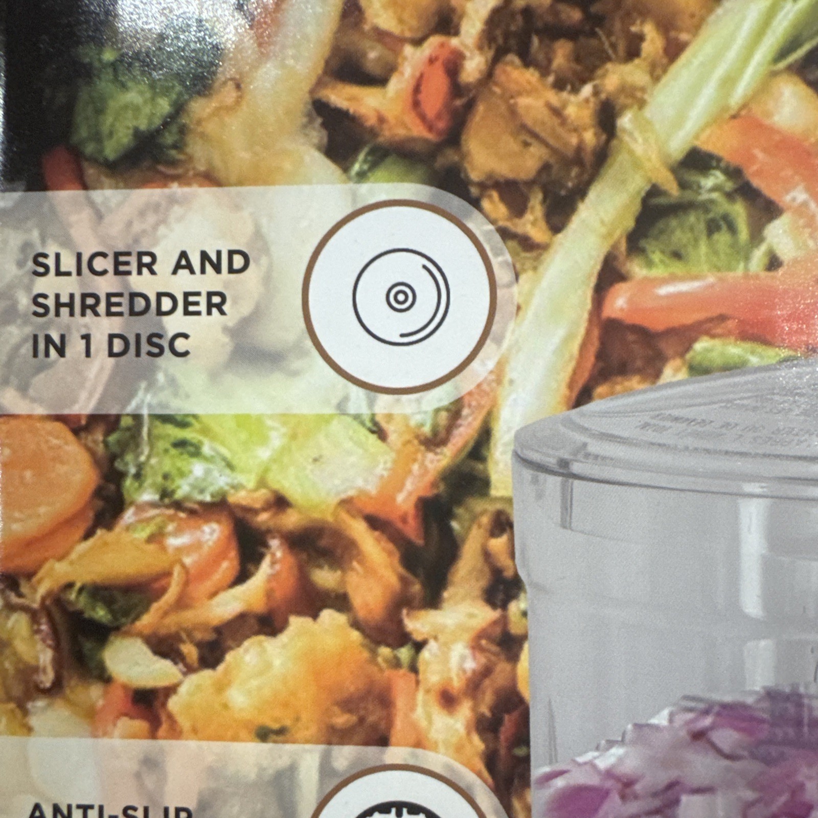 Prime Cuisine Electric Vegetable Chopper And Food Processor, 3 Cup Capacity 11t