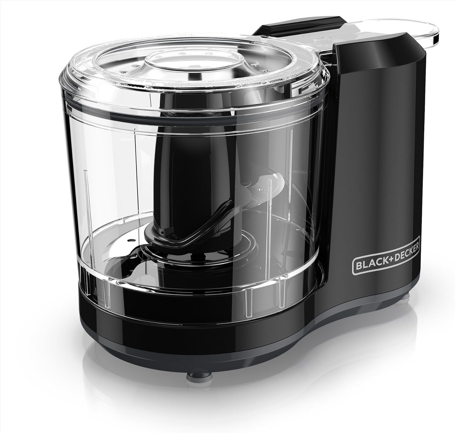 1.5-Cup Electric Food Chopper, One Touch Pulse, 150W Motor, Stay-Sharp Blade, Di