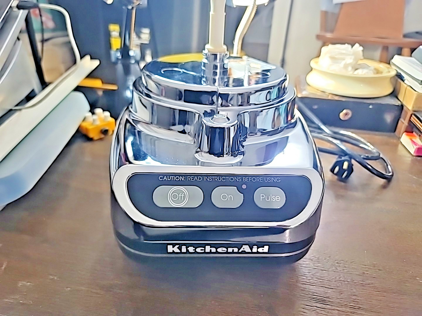 Kitchen Aid Food Processor KFP600CR CROME BLK Replacement Base/Motor TESTED WORK