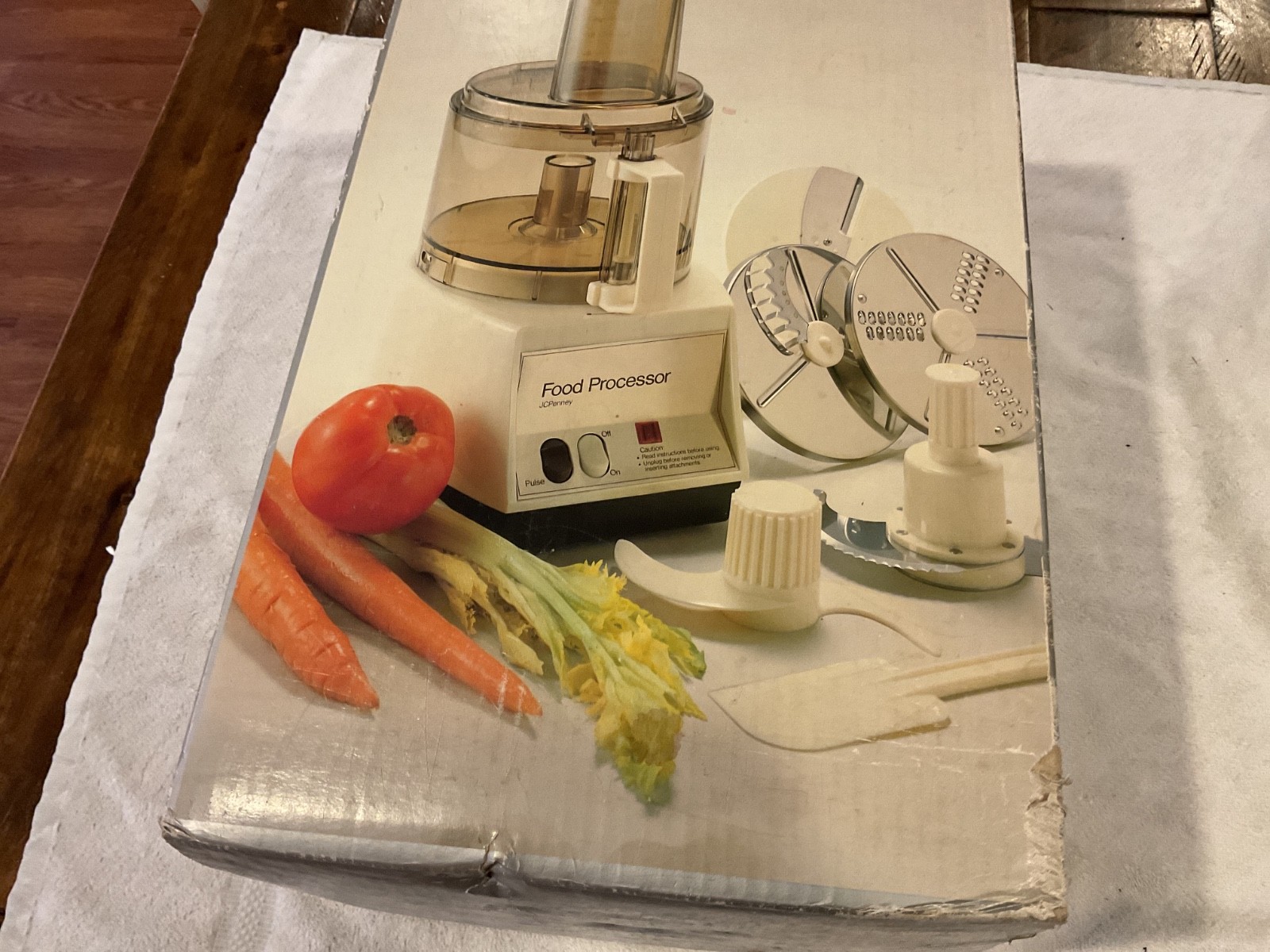 Vintage JCPenney Food Processor Model 8340 Replacement Work Bowl -Tinted Plastic
