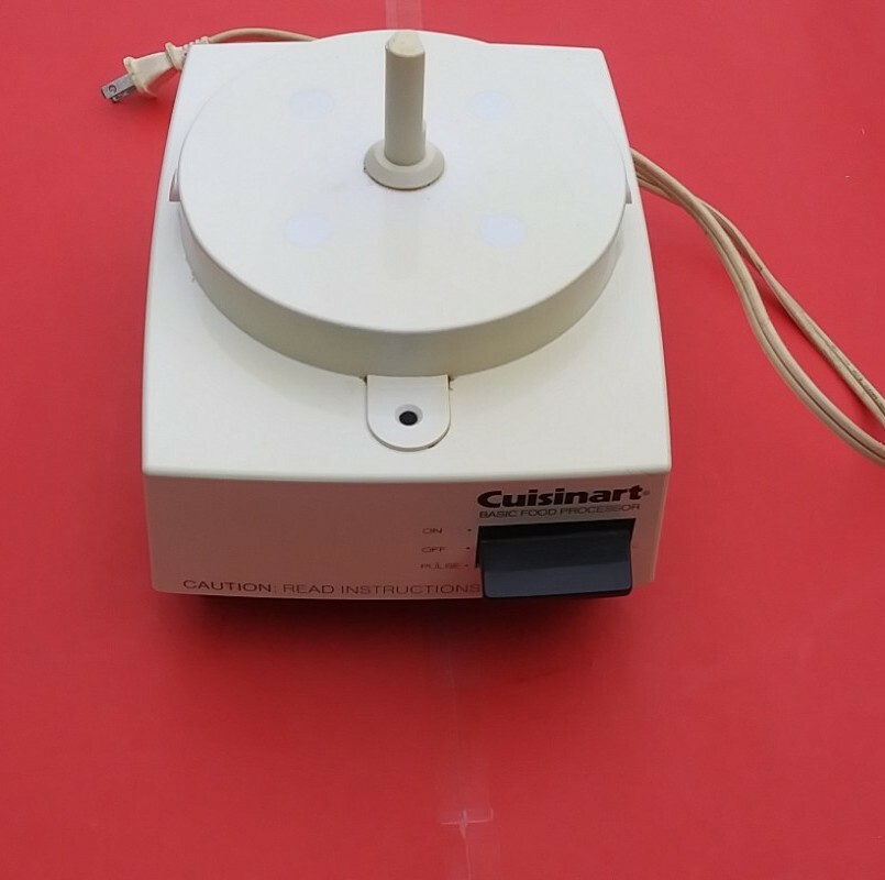 Cuisinart Basic Food Processor Replacement Motor Base Beige Tested Clean