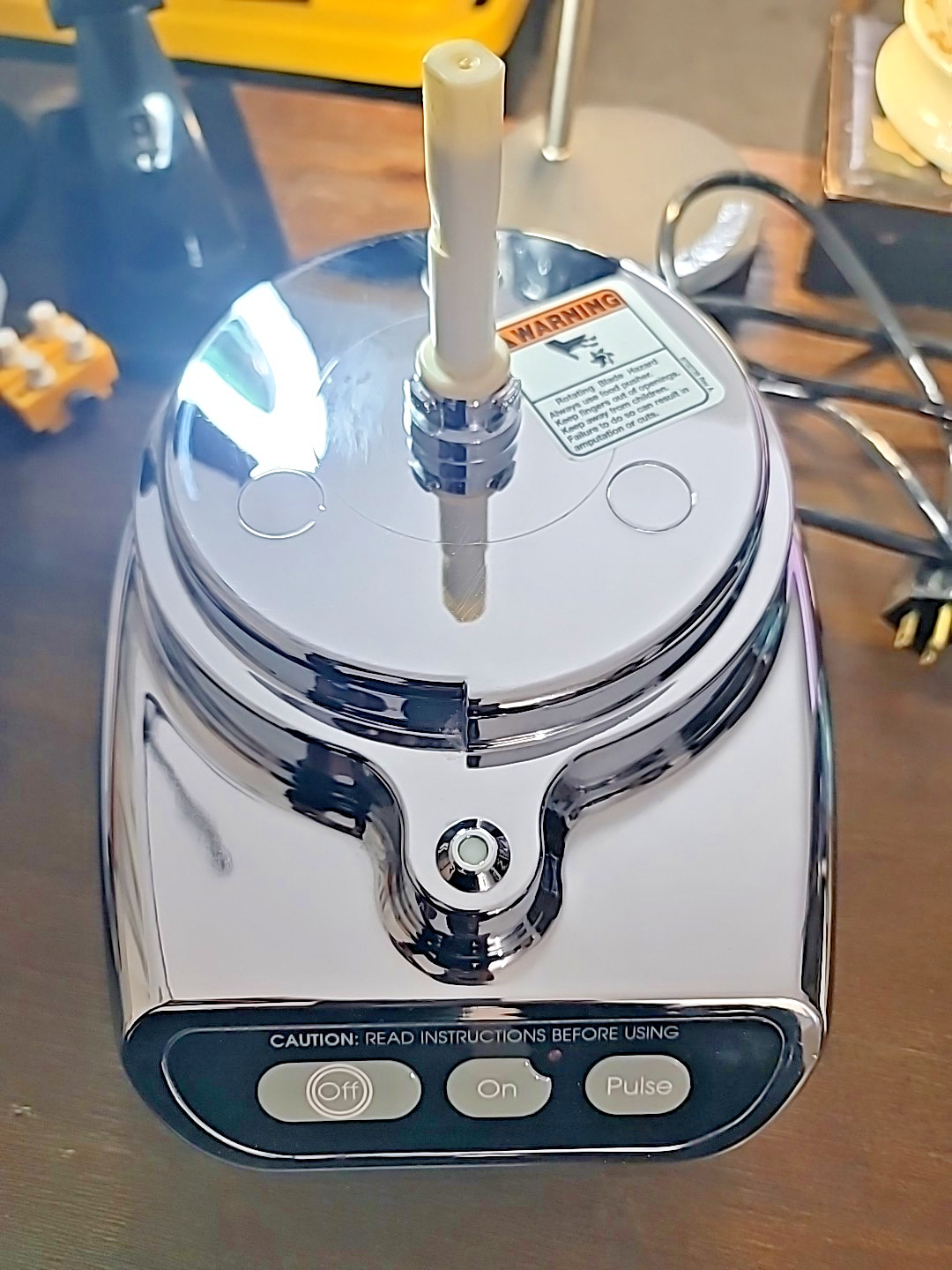 Kitchen Aid Food Processor KFP600CR CROME BLK Replacement Base/Motor TESTED WORK
