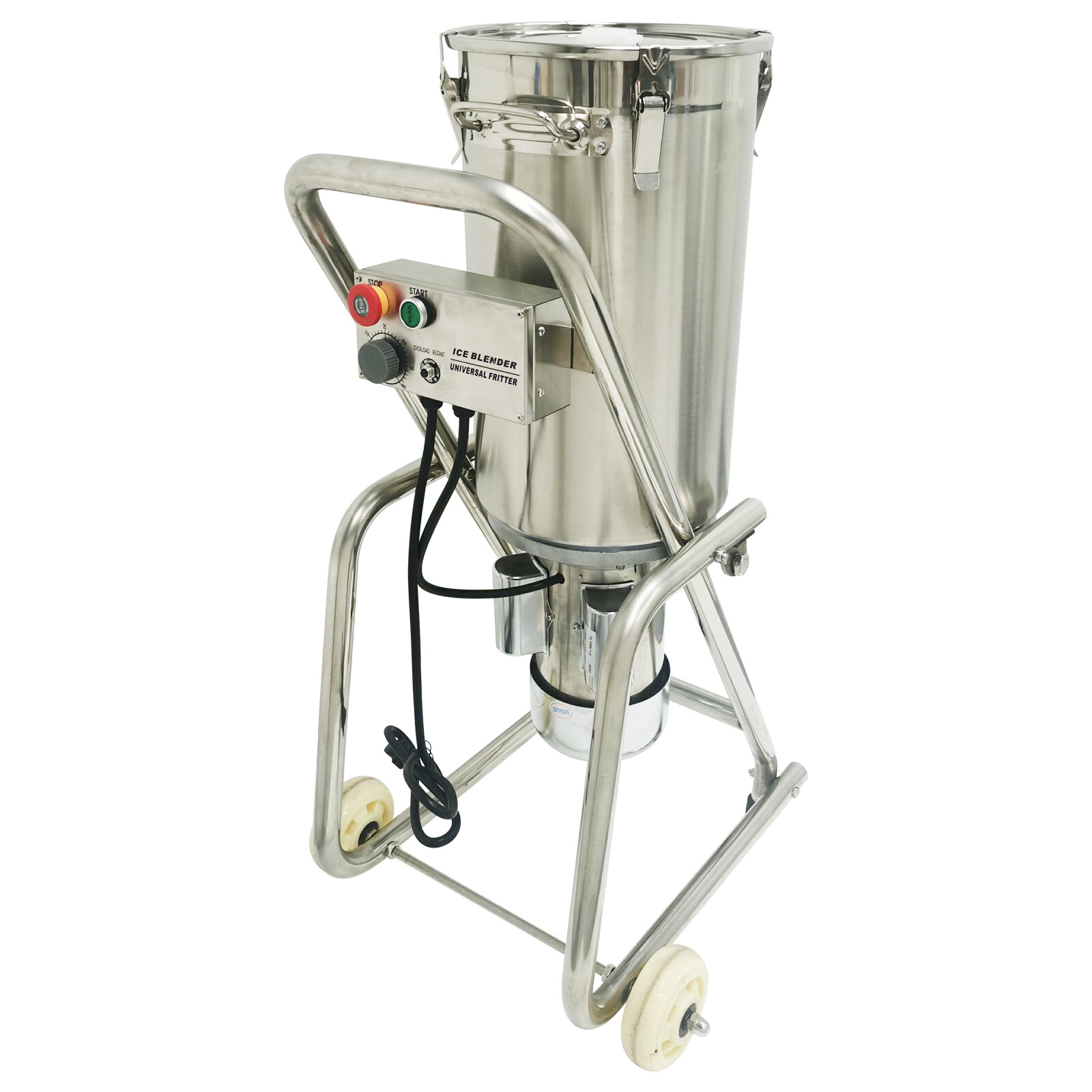 110V 32L Commercial Vegetables Fruits Ginger Garlic Crusher with Tiltable Bowl
