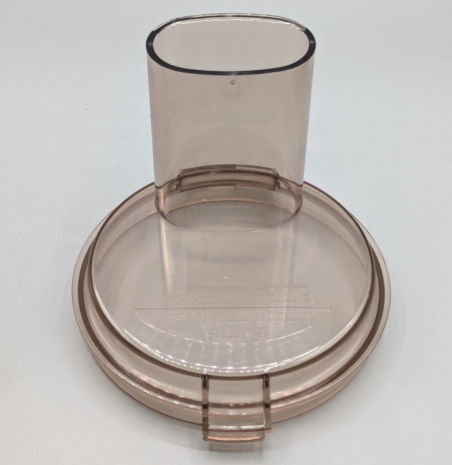 Cuisinart Food Processor CFP-9 Replacement Amber Lid & Pusher