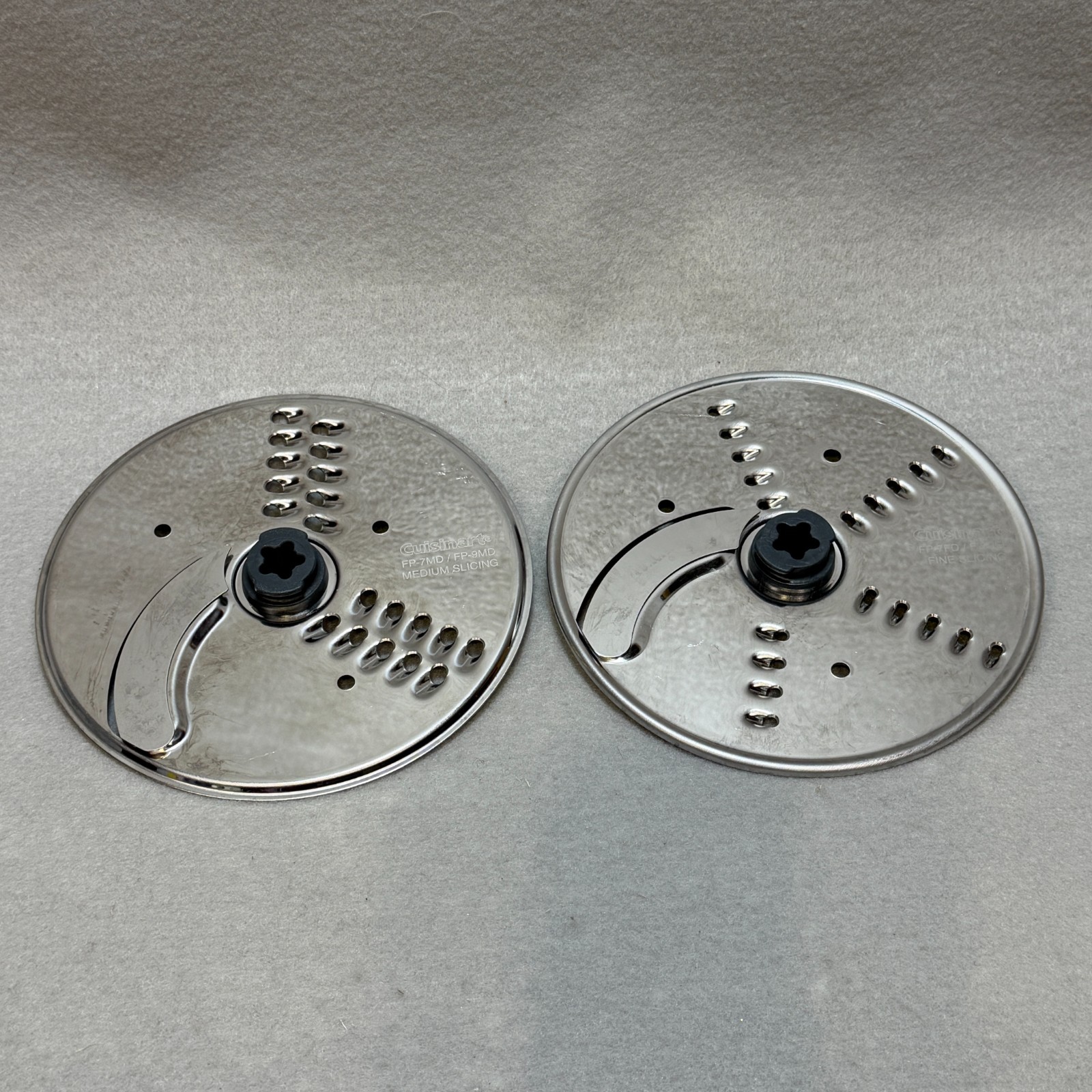 Cuisinart Food Pro FP-7 FP-9 Fine Medium Slice Shred Disc Set FP-7FD 9FD 7MD 9MD