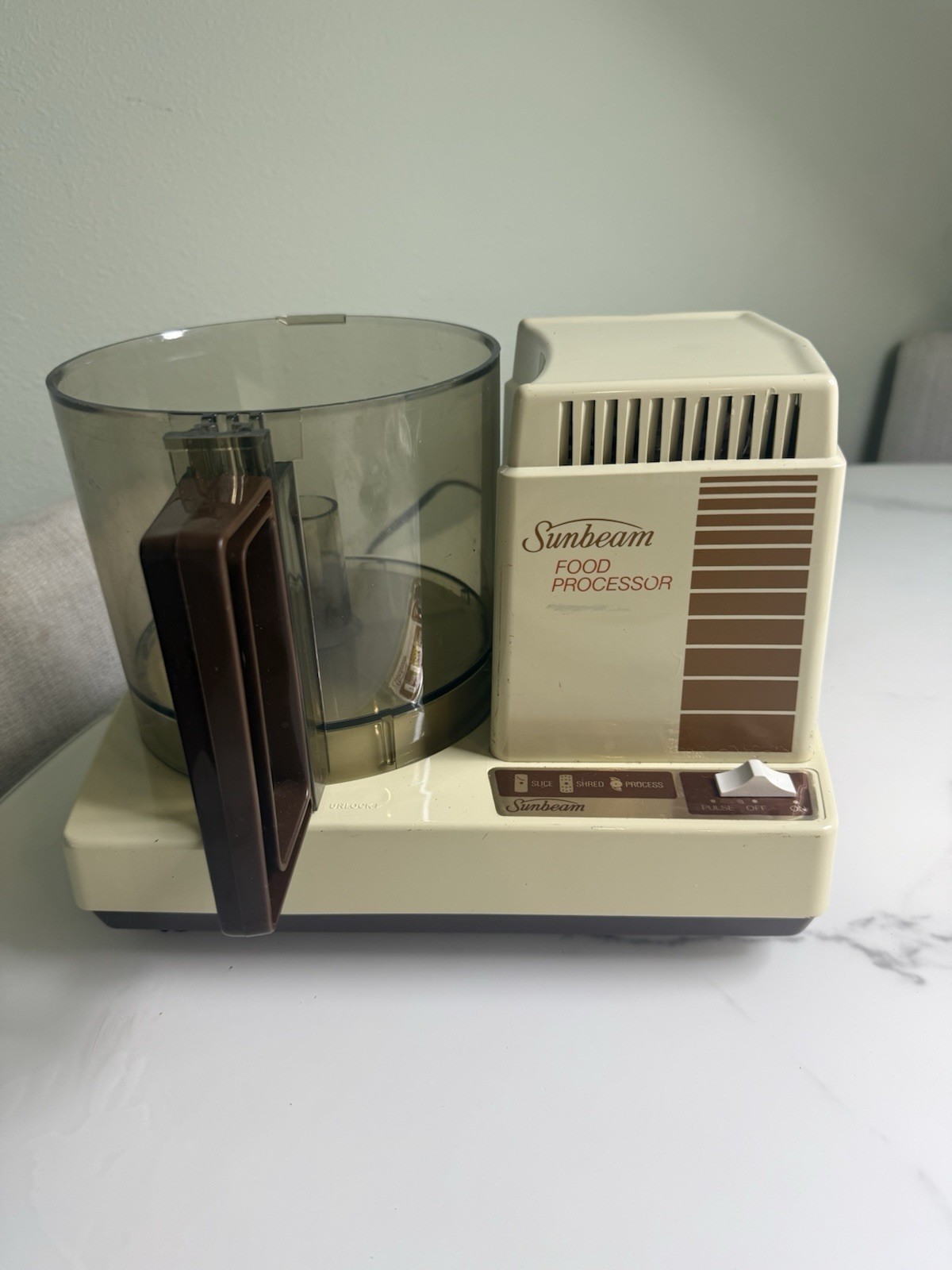 Vintage Sunbeam Food Processor Dual Speed Model – Tested