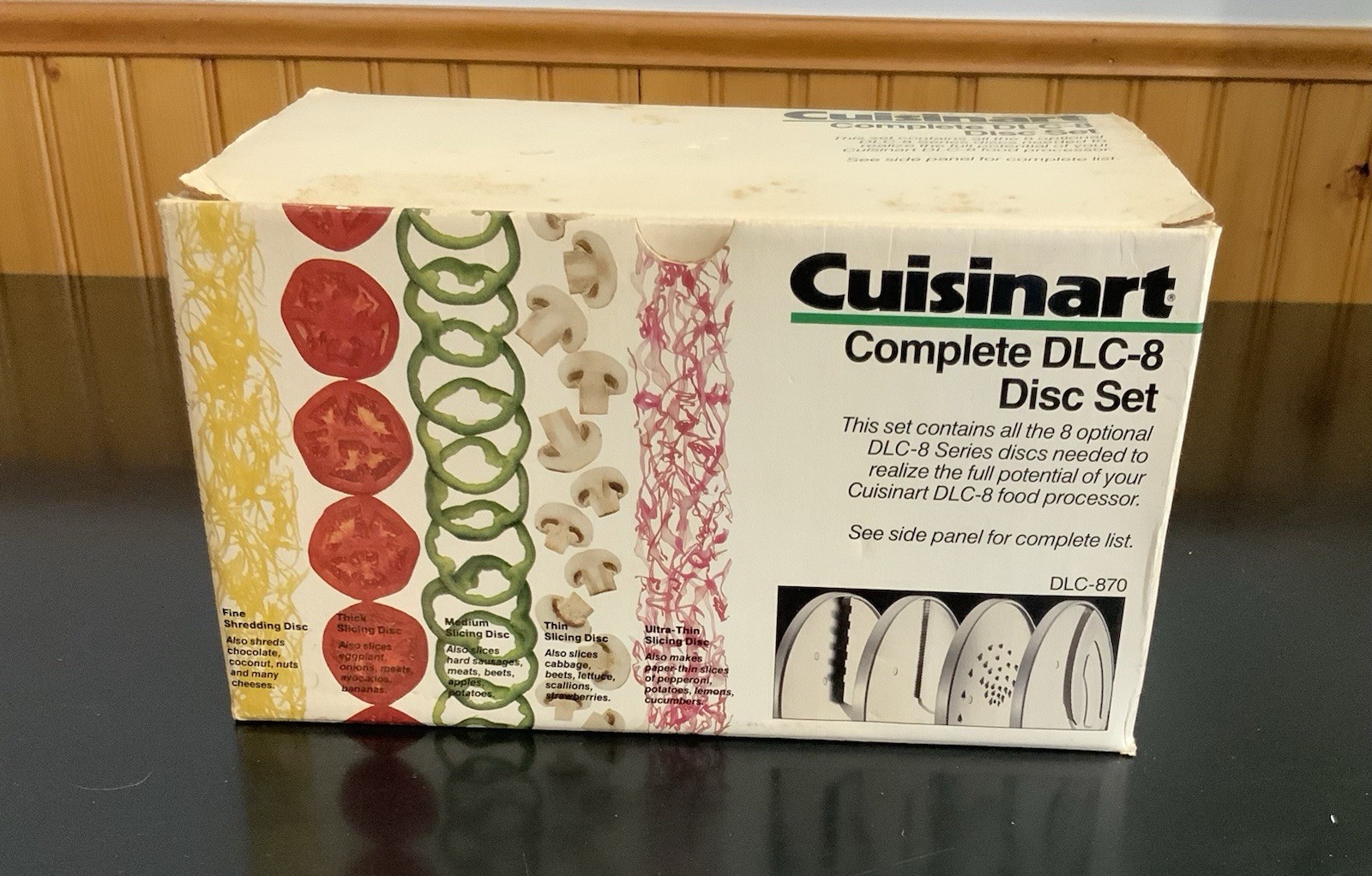 Cuisinart Complete DLC-8 Disc Set (of 8) New In Box DLC-870