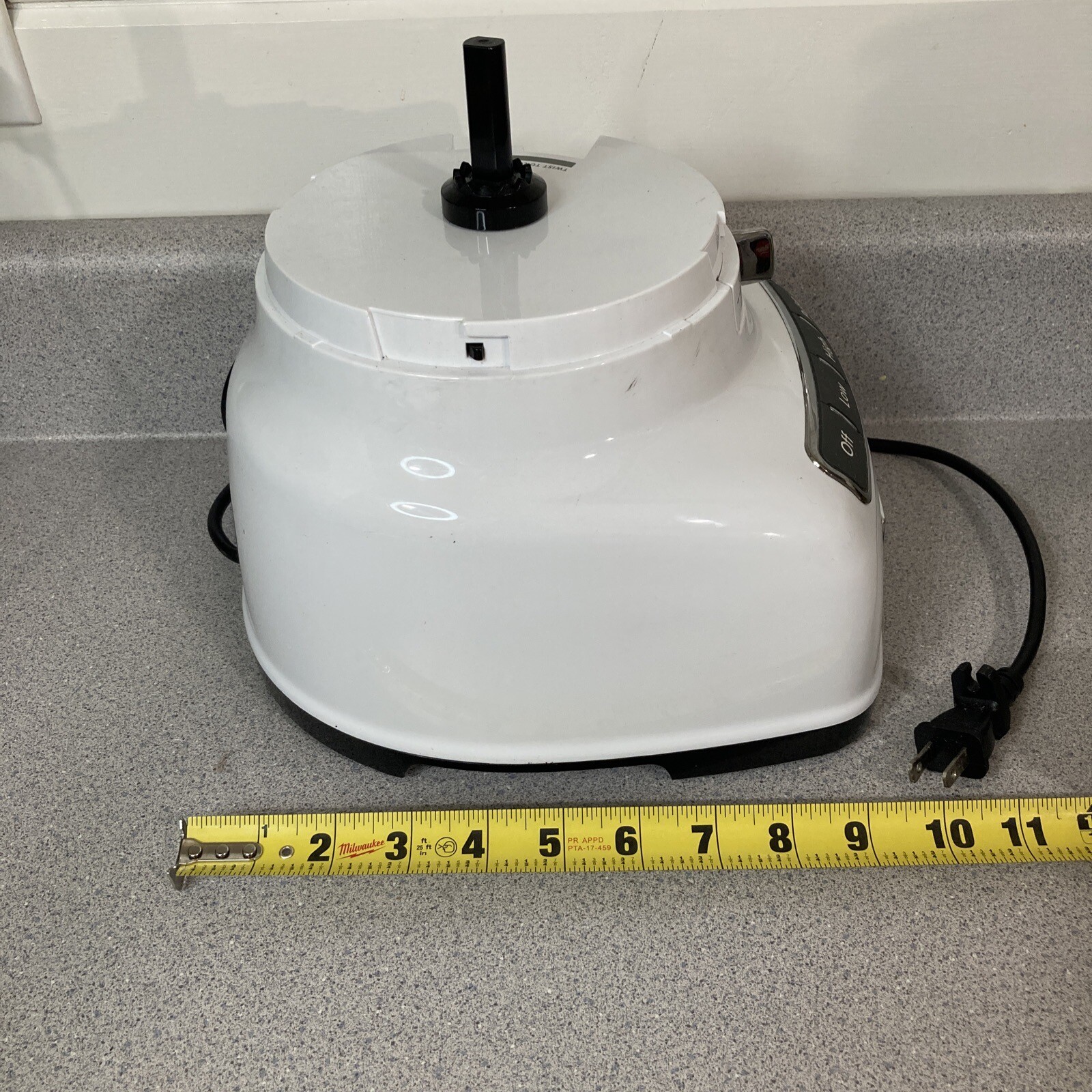 Kitchenaid Food Processor Model KFP0935QWH Base Only Counter White Kitchen Aid