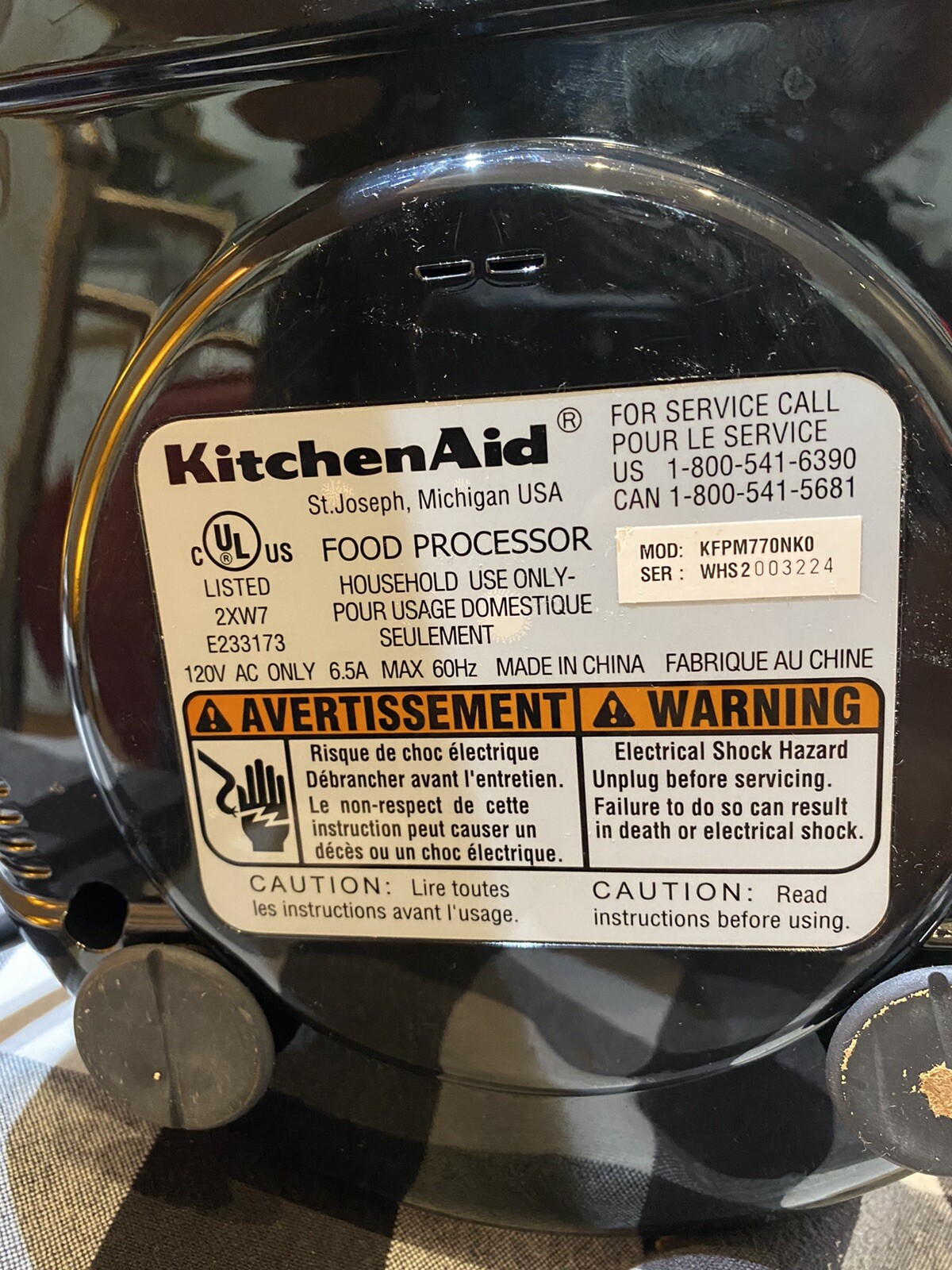 food processor kitchen aid
