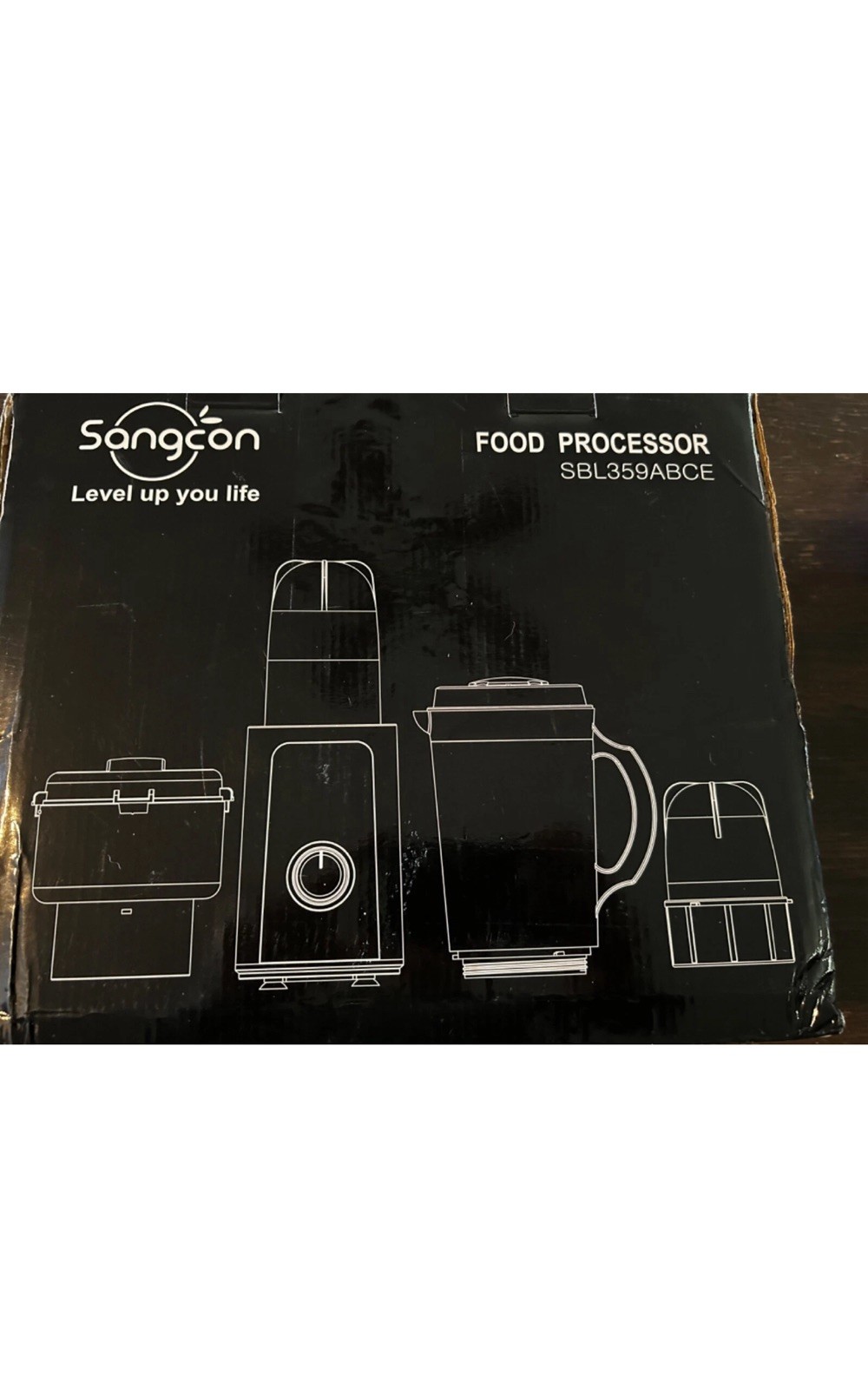 SANGCON 5 in 1 Blender and Food Processor Combo for Kitchen Small Electric F