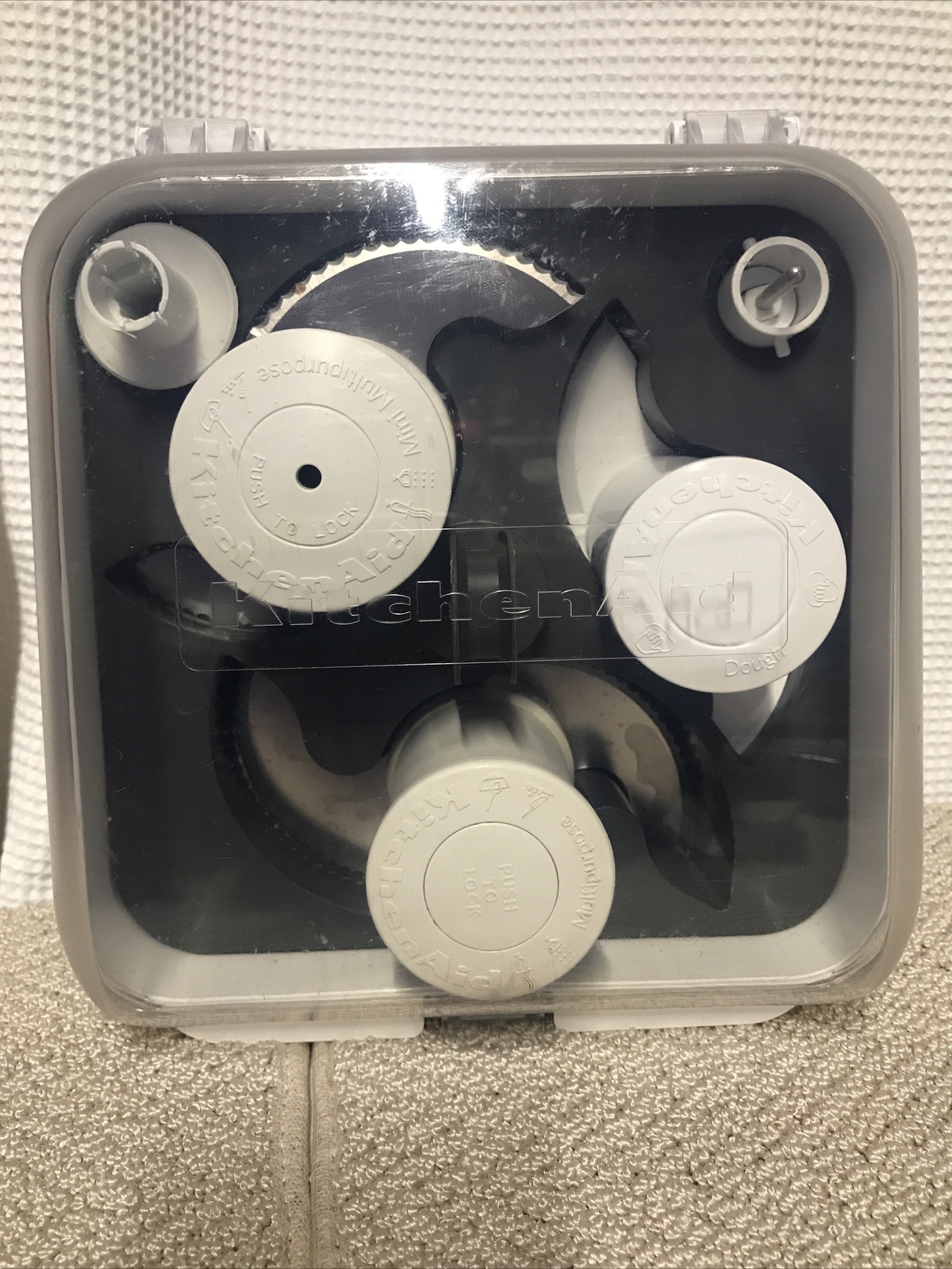 KITCHEN-AID Food Processor Attachment Kit Blades Disks Adapters W/ Box PA-GF30