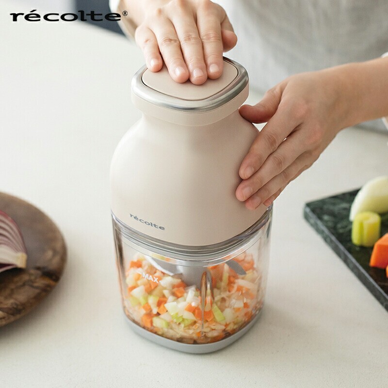 RECOLTE Cordless Capsule Cutter Bonne RCP-7 Cream White 8 Roles in 1 Kitchenware