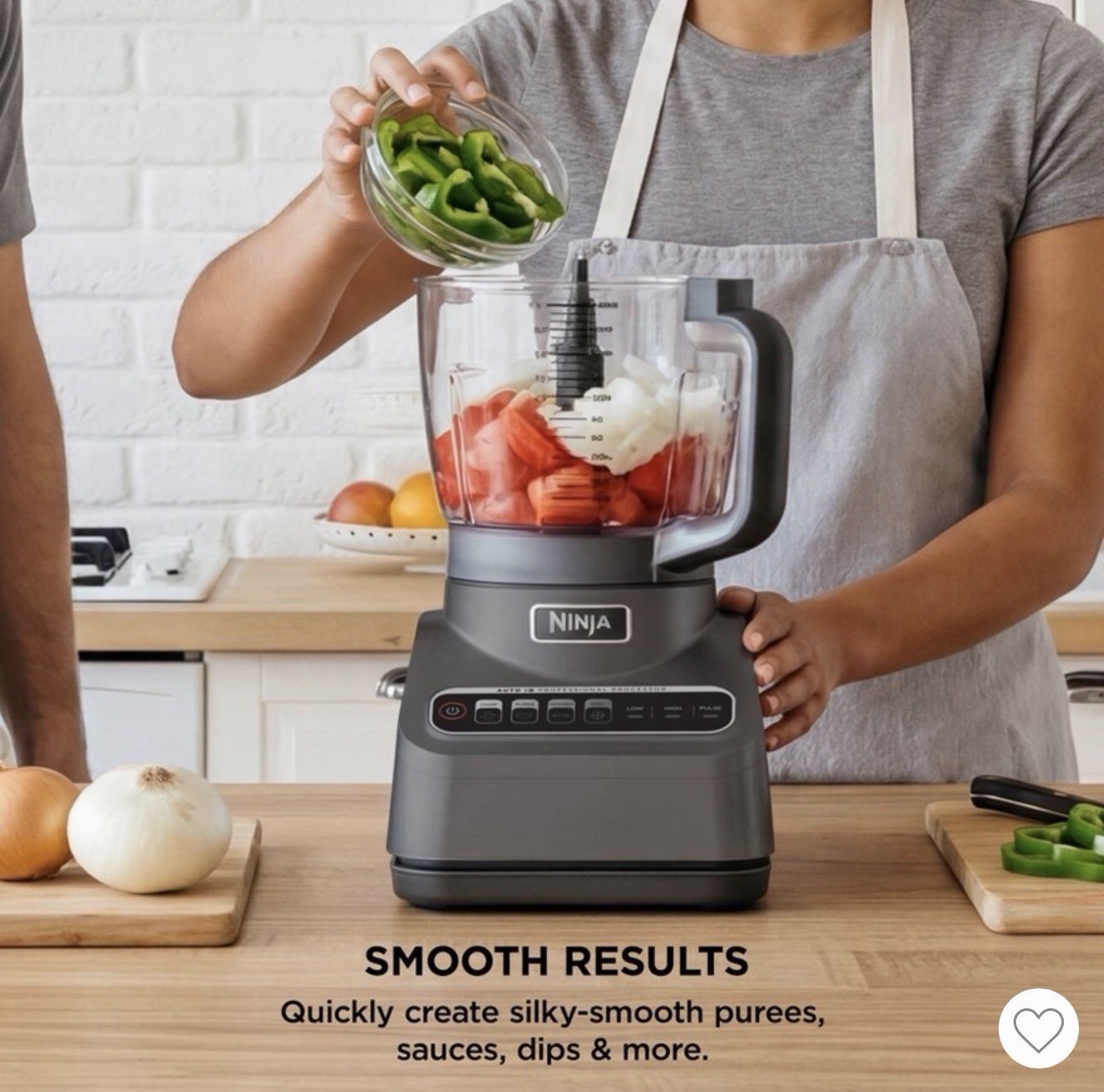 Ninja Professional XL Food Processor Auto-iQ 1000W 12-Cup Chopping & Dough Blade