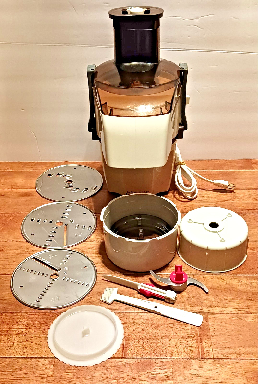 Vintage La Machine By Moulinex Food Processor Deluxe Model 354 * TESTED * WORKS!