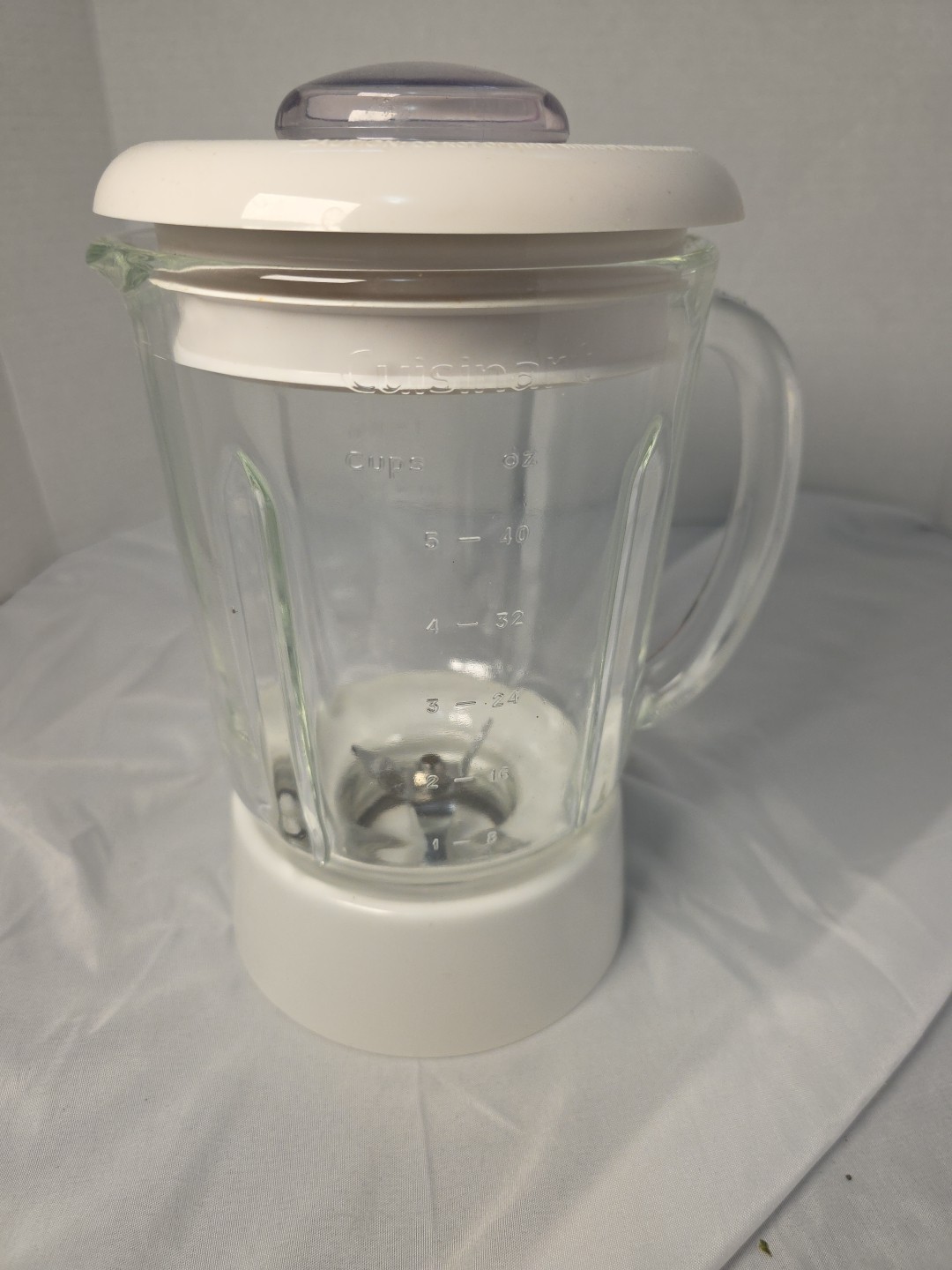Cuisinart Smart Power Duet Blender Food Processor FPB-5 Glass Pitcher With Blade