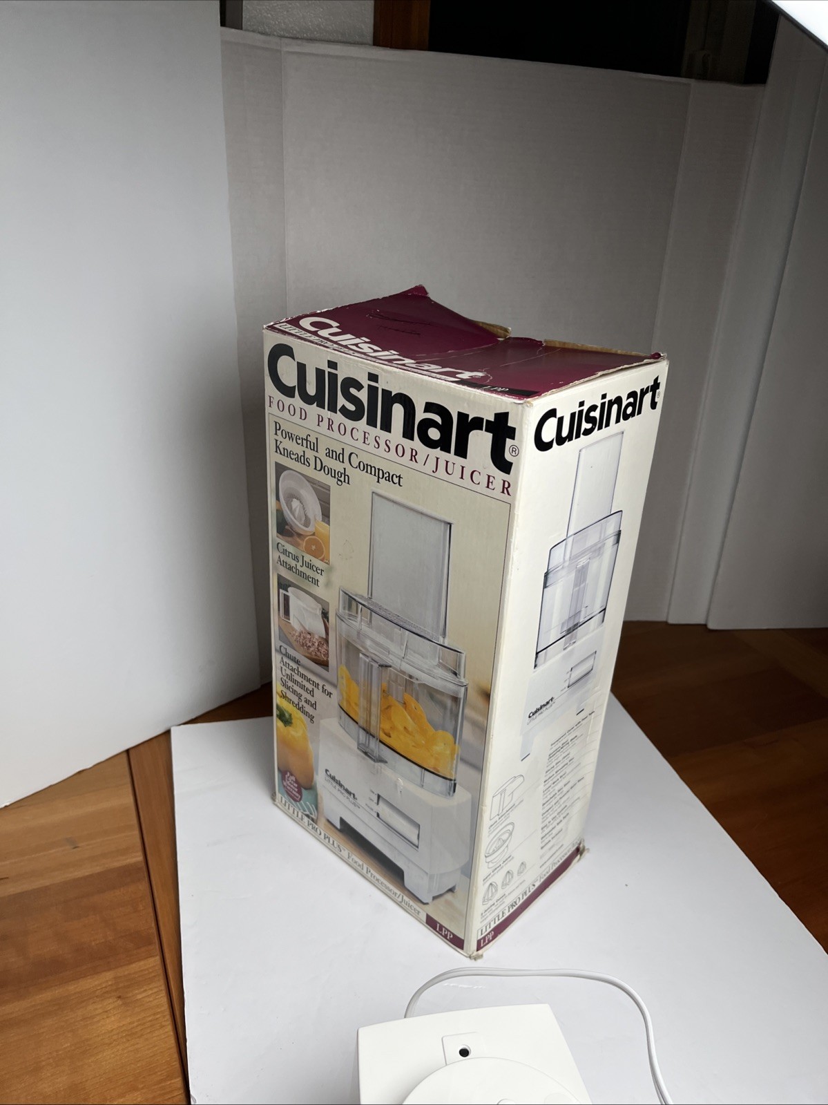 Cuisinart Little Pro Plus Food Processor Motor Base Only w/ Box – WORKS SEE VID