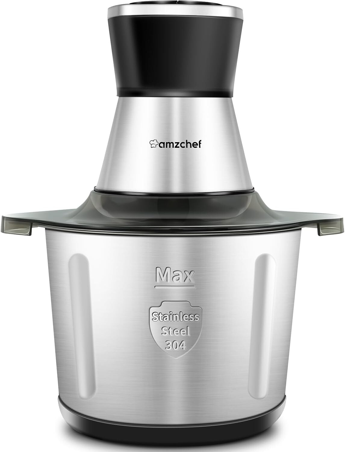 AMZCHEF Powerful Food Chopper Electric with S/S Bowl (12 Cup) Processor 500W