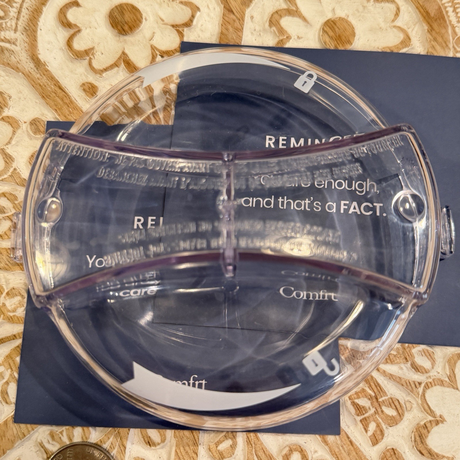 Hamilton Beach Food Chopper Model 72600 Replacement 3 Cup Work Bowl Lid ONLY