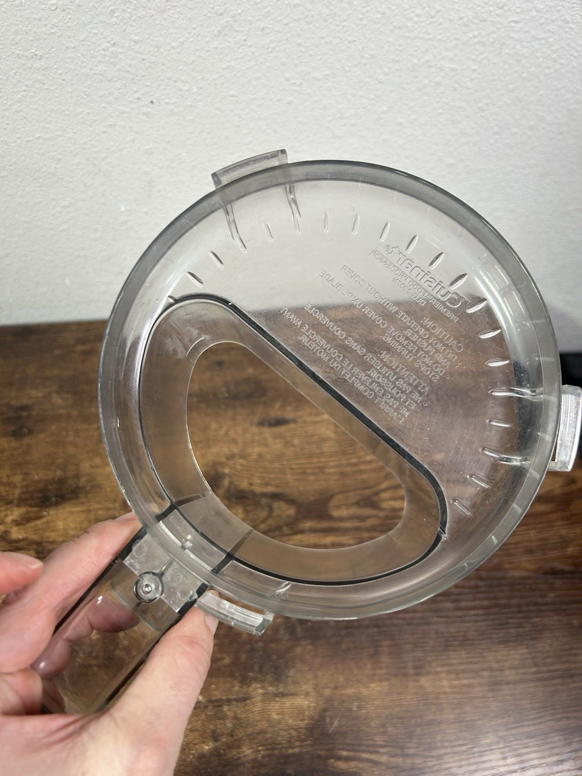 Cuisinart Premier Food Processor 7 Cup Work Bowl Lid Only Replacement DLC-2007N