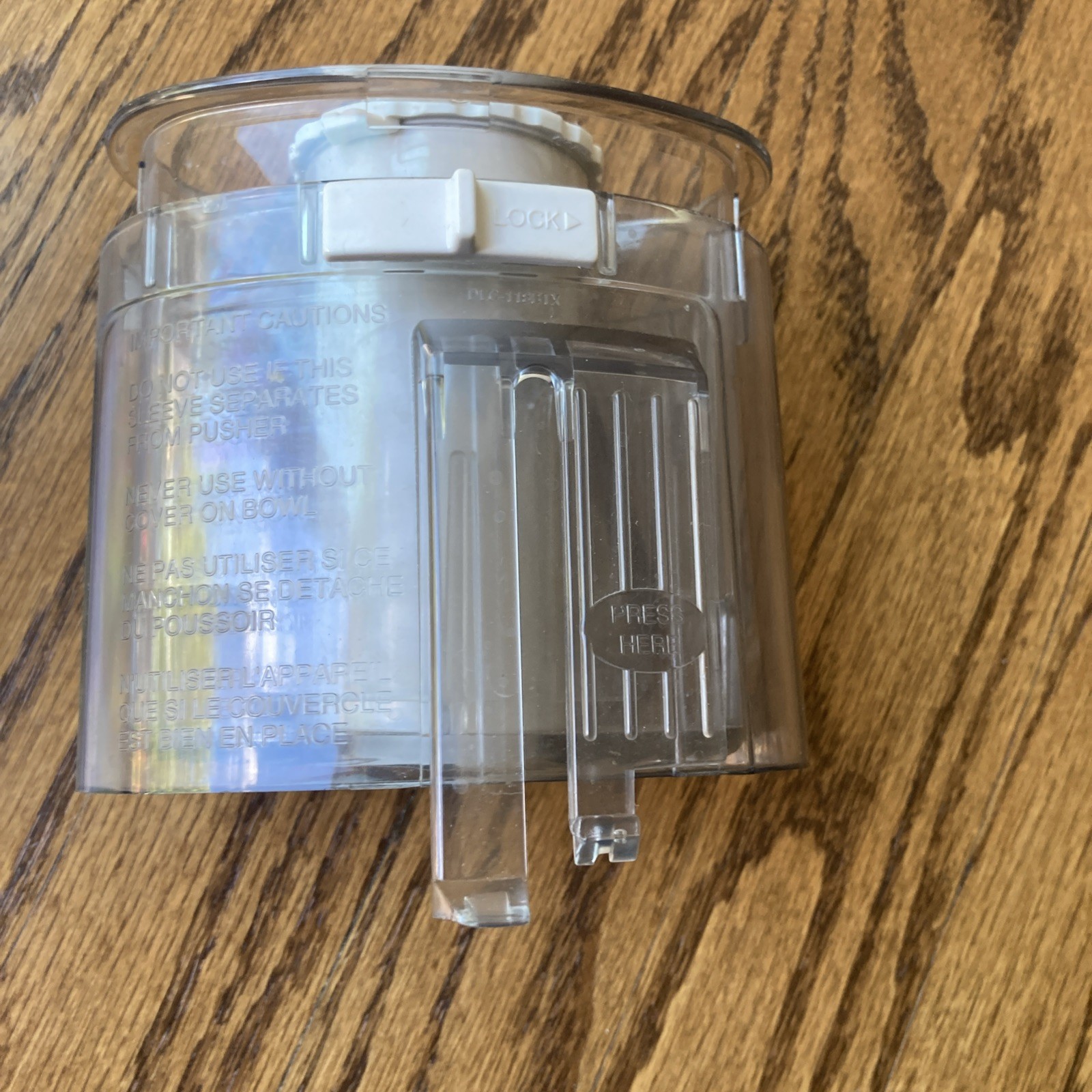 CUISINART ORIGINAL FOOD PROCESSOR DLC-10C TX – Pusher & Chute Assembly DLC118BTX