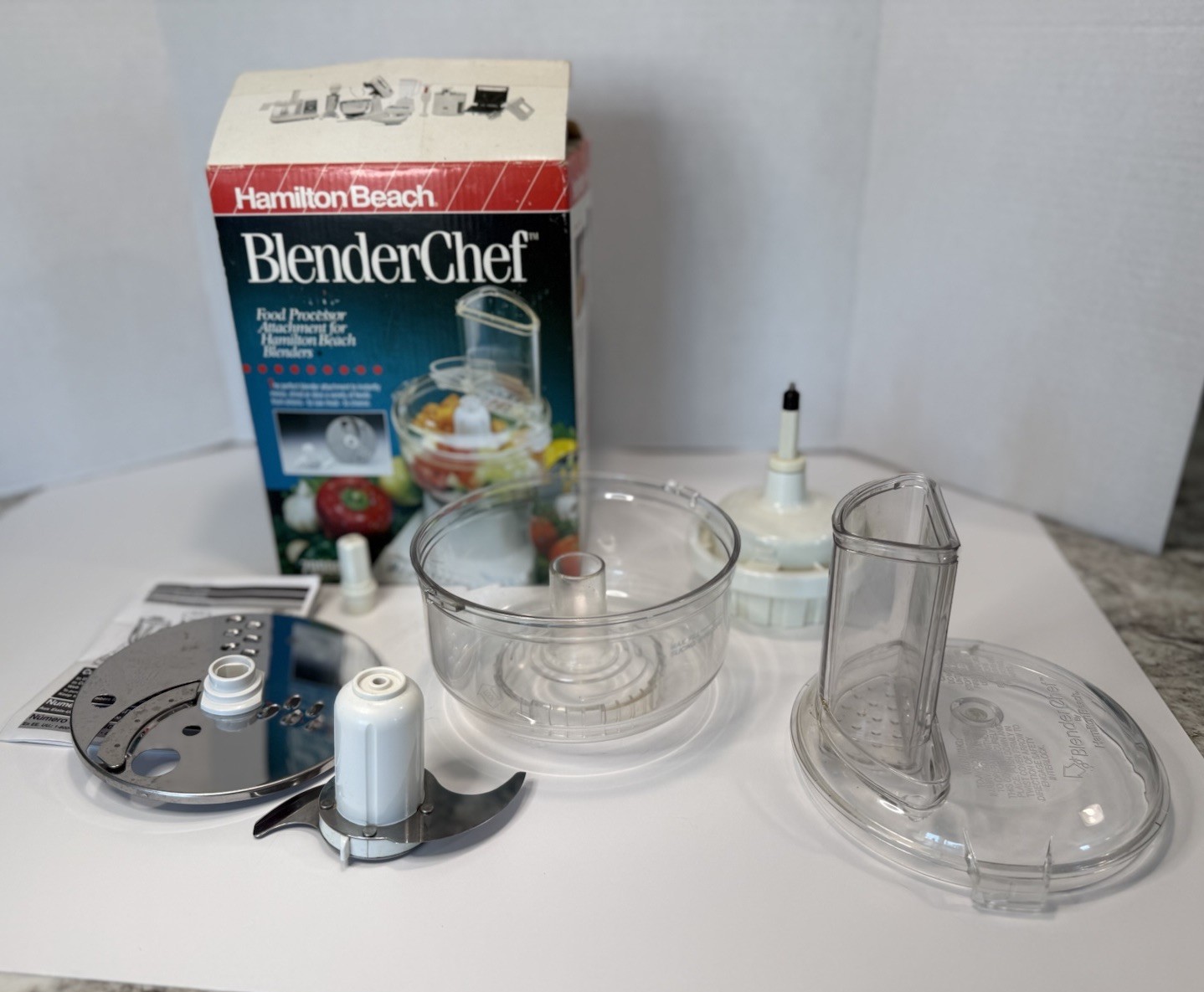 Blender Chef Food Processor by Hamilton Beach – Top Attachment & Blade