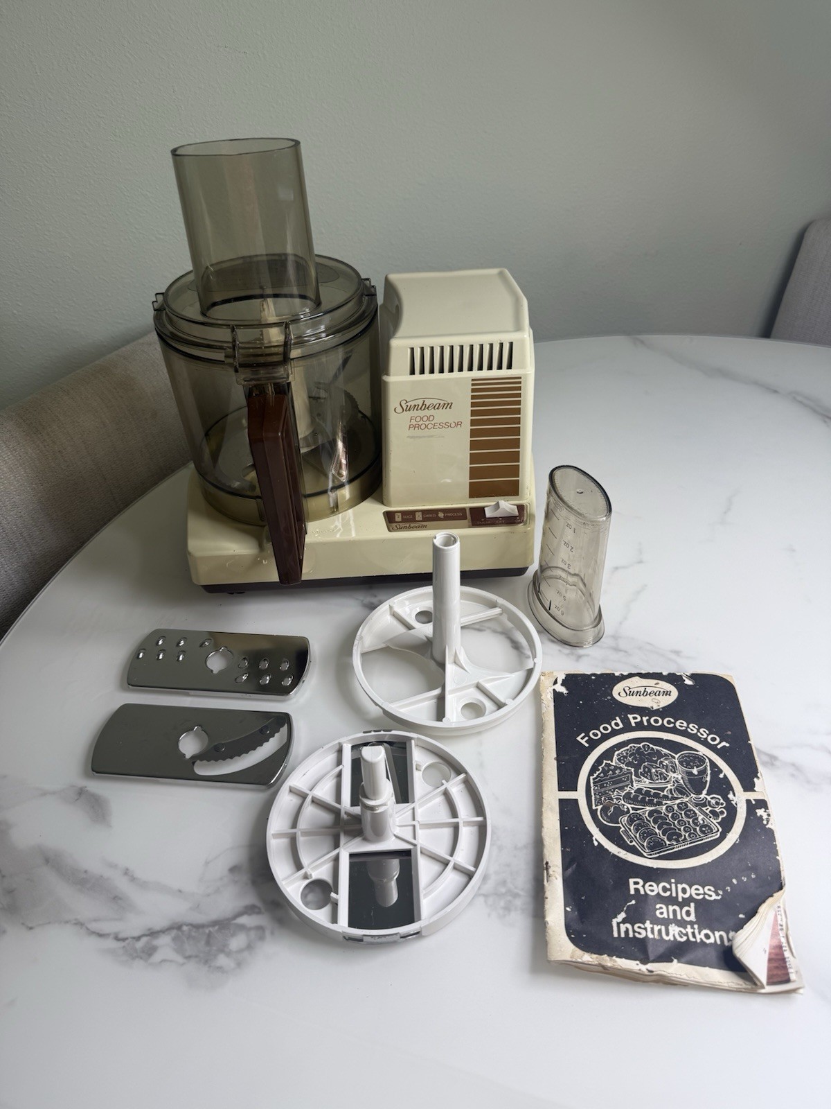 Vintage Sunbeam Food Processor Dual Speed Model – Tested