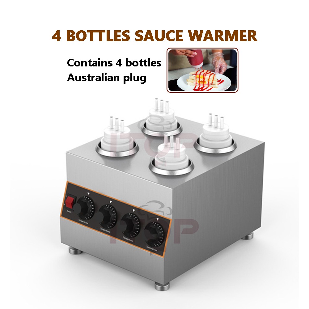 Sauce Container｜4 Cylinder｜Sauce Dispenser｜Hot Chocolate Machine｜Heating