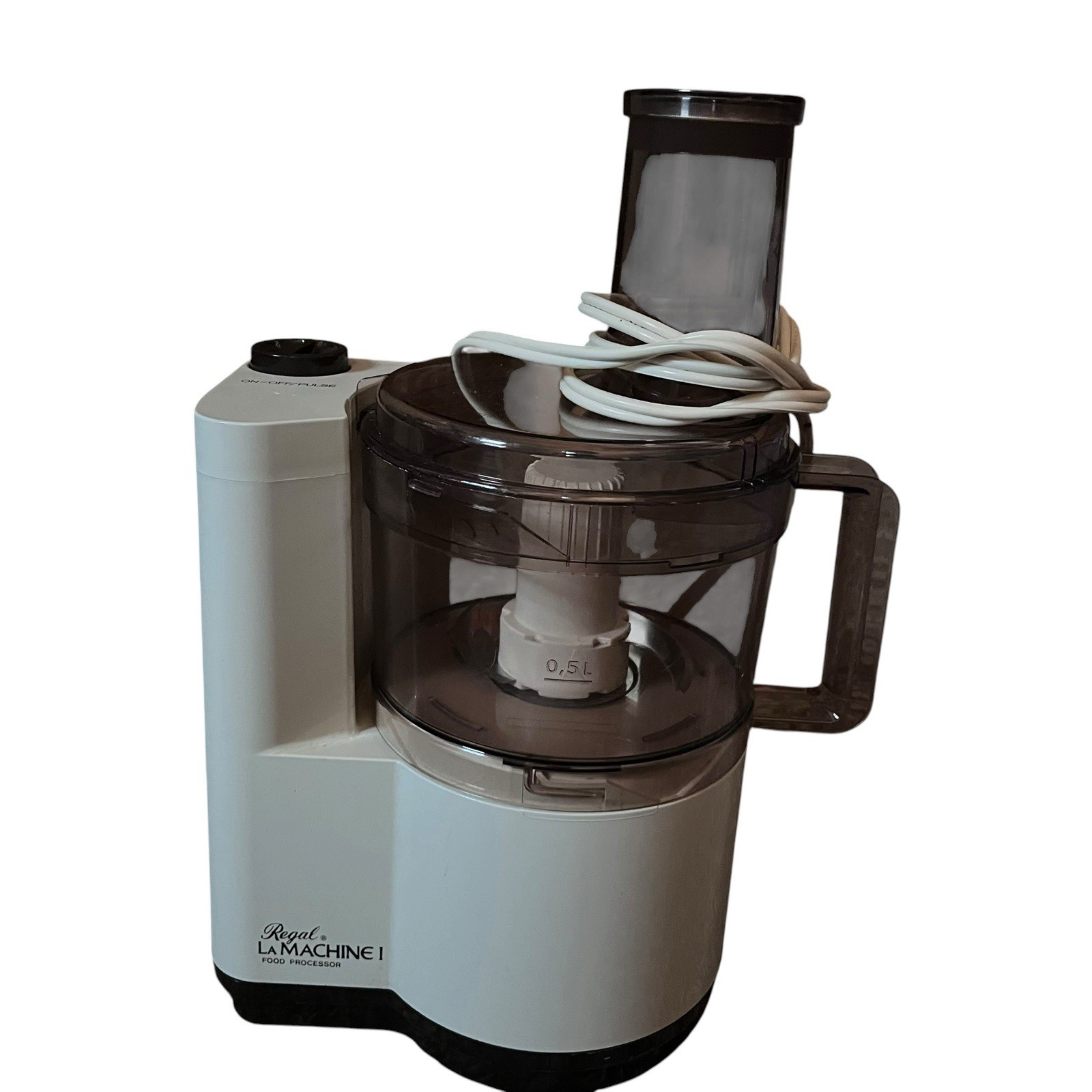 Regal La Machine 1 Full Size Food Processor Model V813 White Made in USA Works