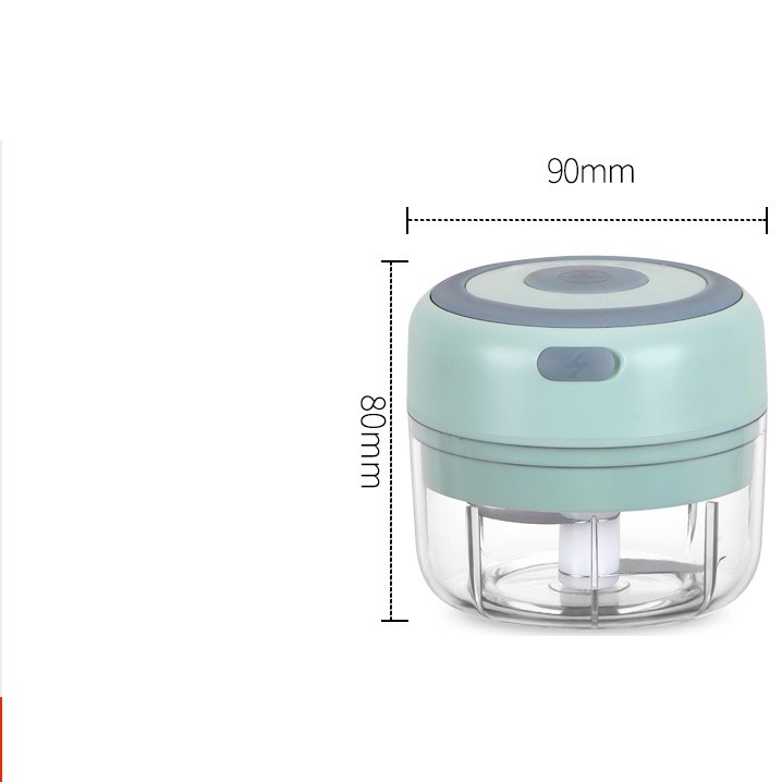Mini Electric Garlic Chopper USB Charging Ginger Masher Machine Sturdy Durable