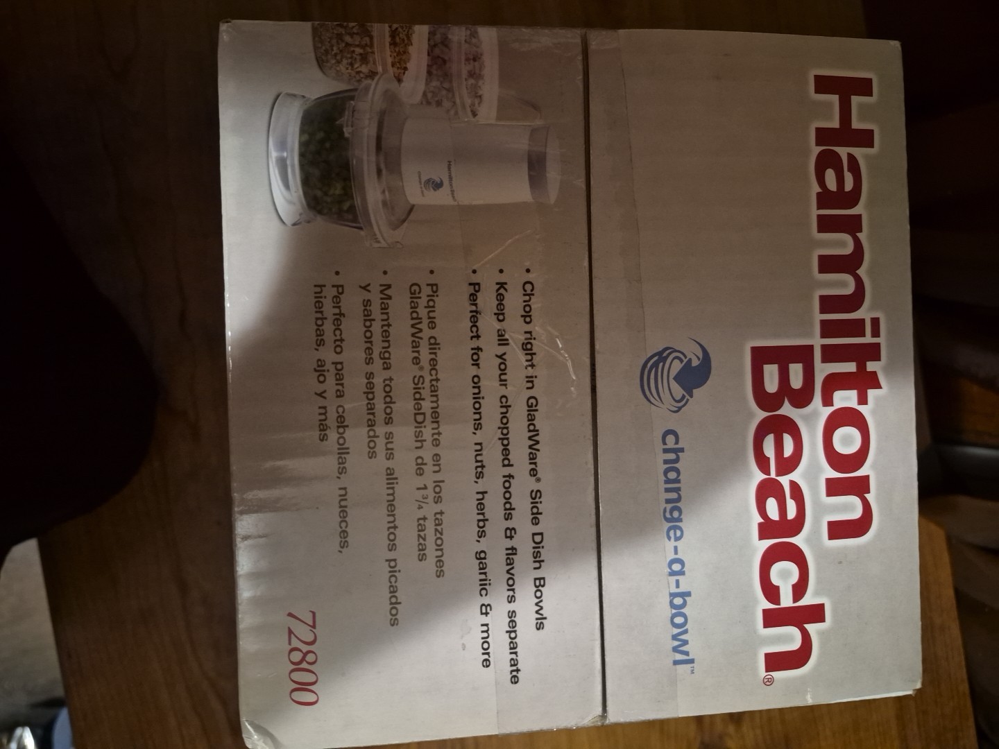 HAMILTON BEACH CHANGE A BOWL SLICER SHREDDER 70800 NEW SEALED