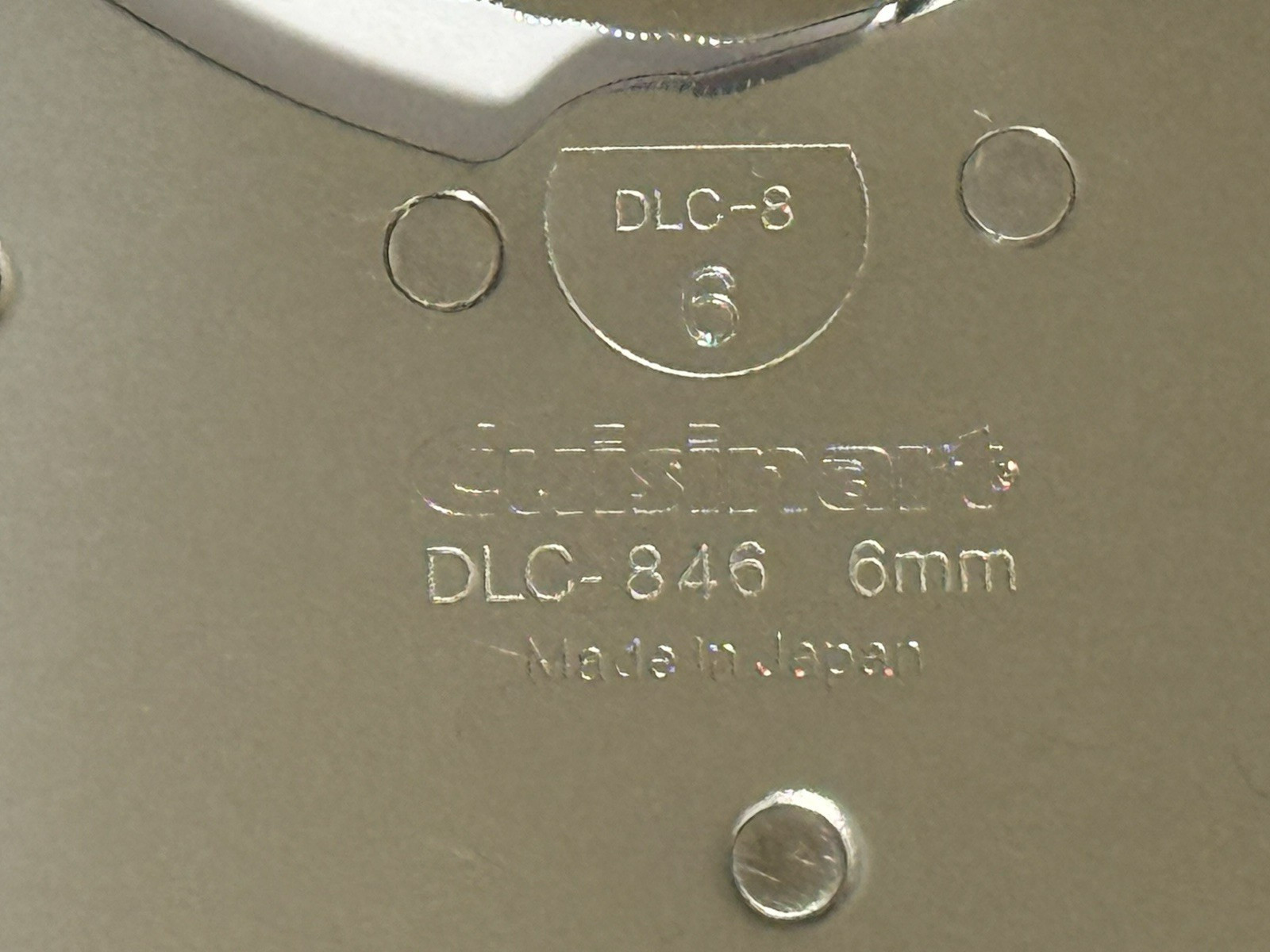 Vintage Cuisinart DLC-8 (7) Disc Set & Holder Made Japan DLC-834 837 836