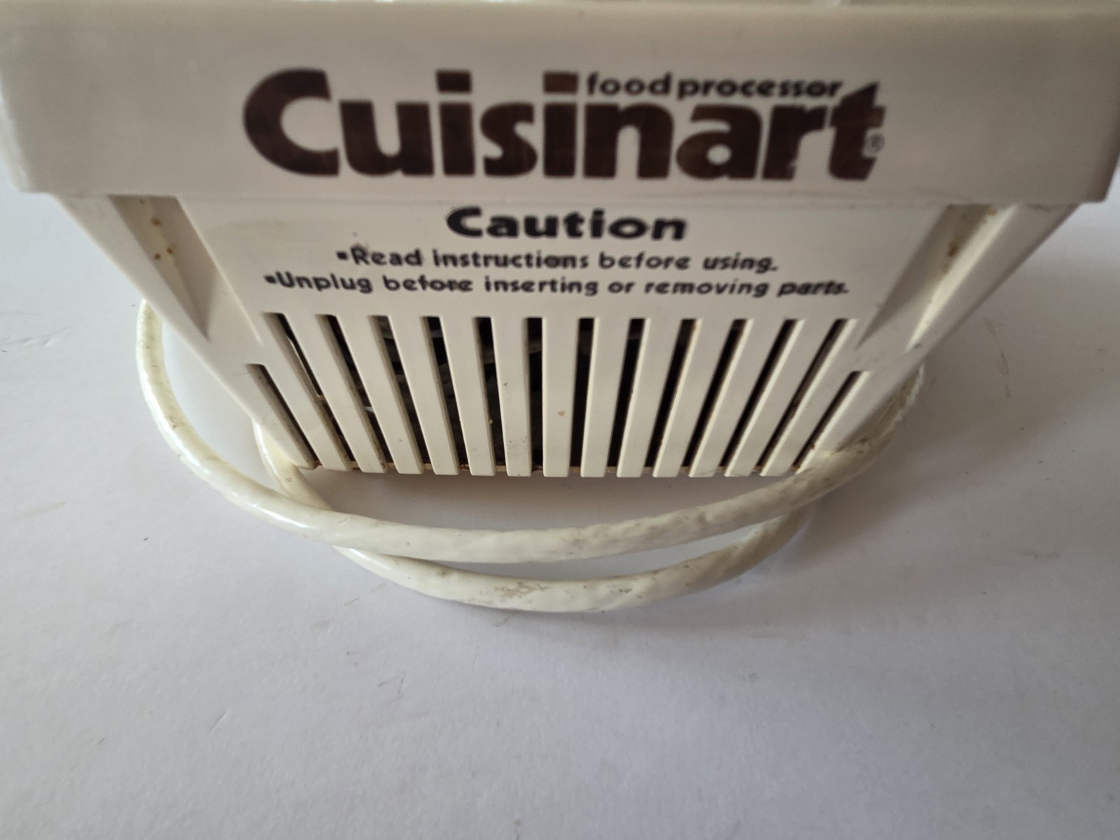 Vintage Cuisinart CFP-9A Motor Base Unit Working