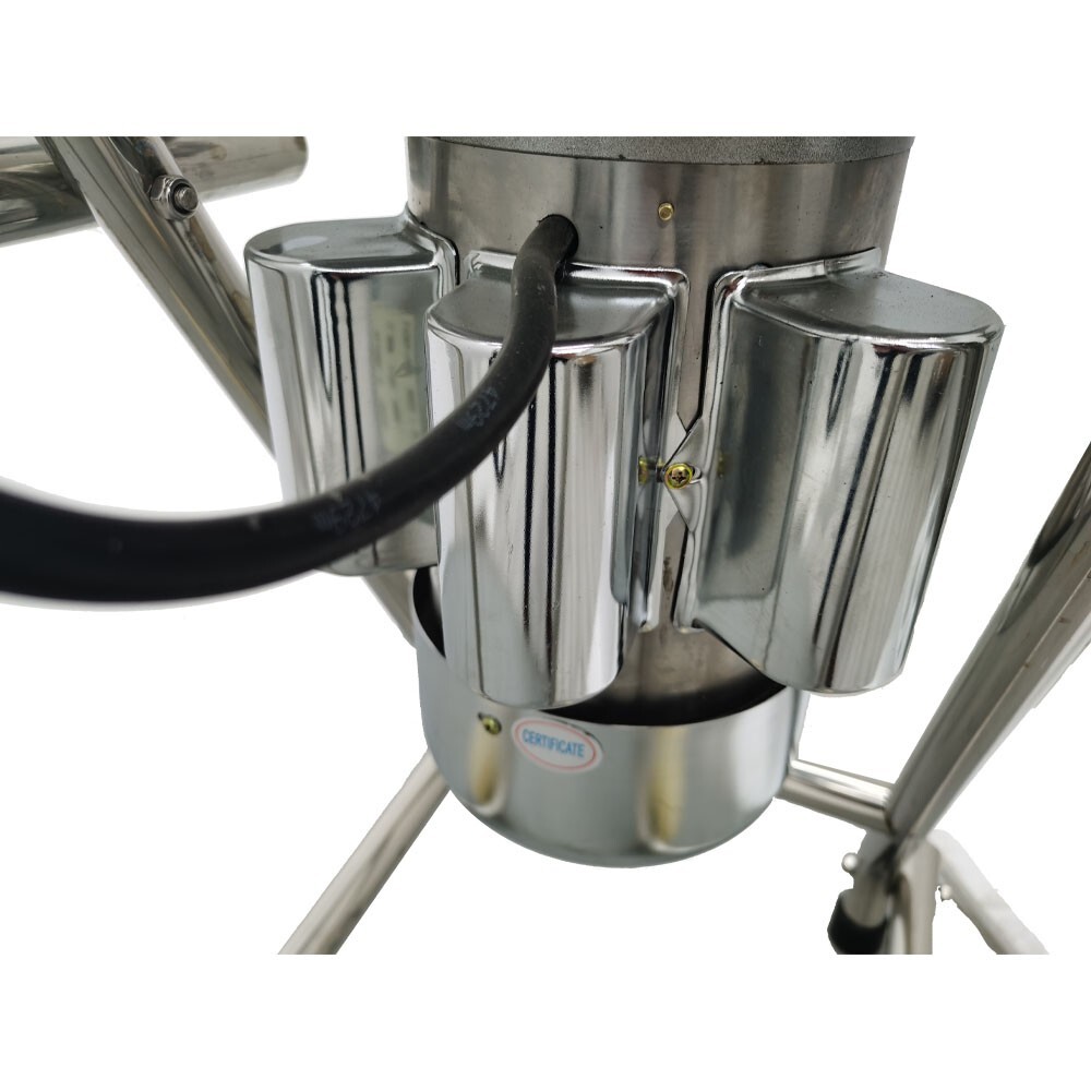 110V 32L Commercial Food Processor, 1800W Stainless Steel Electric Food Chopper