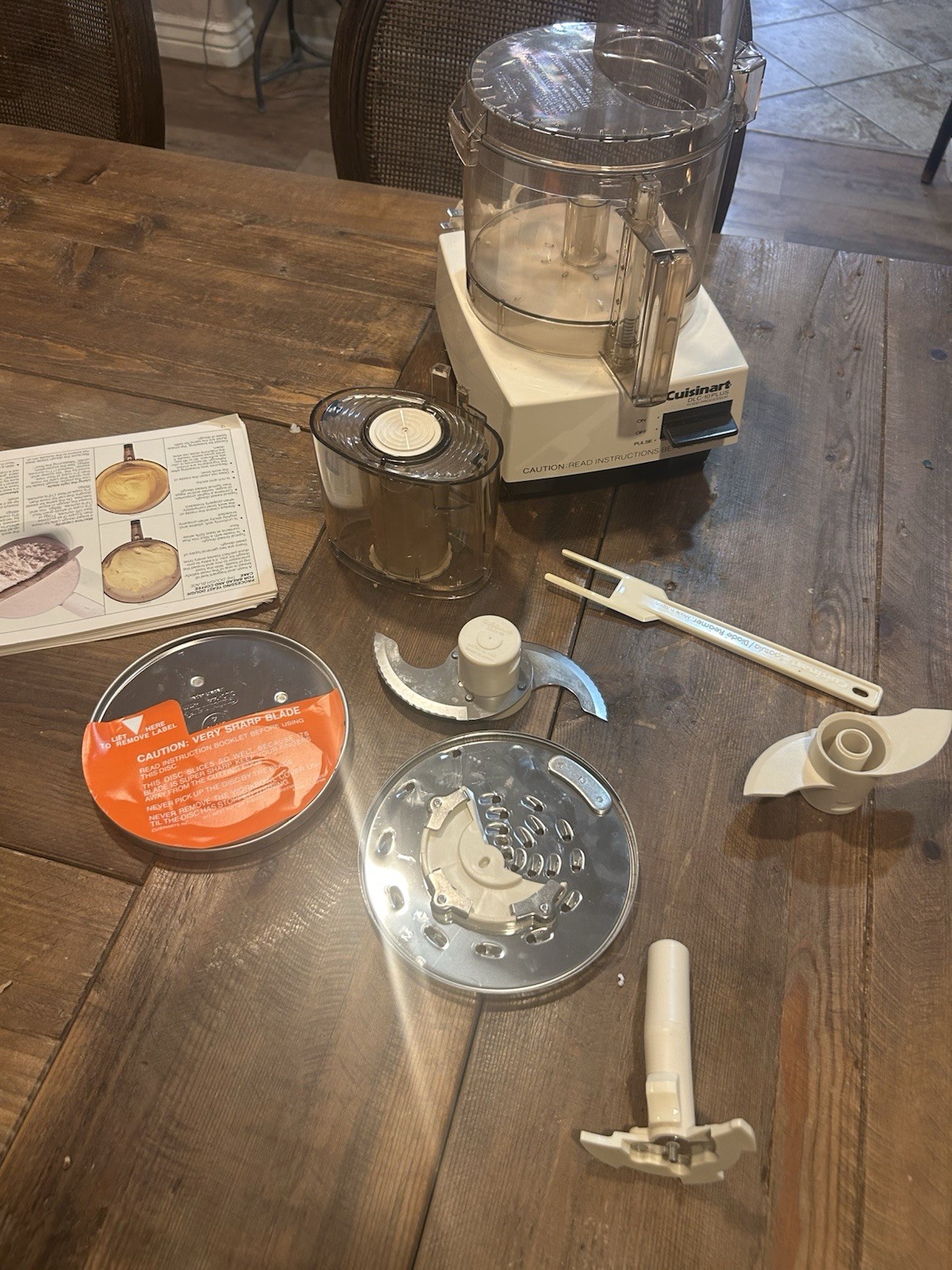 Vintage Cusinart Food Processor DLC-10Plus New Old Stock