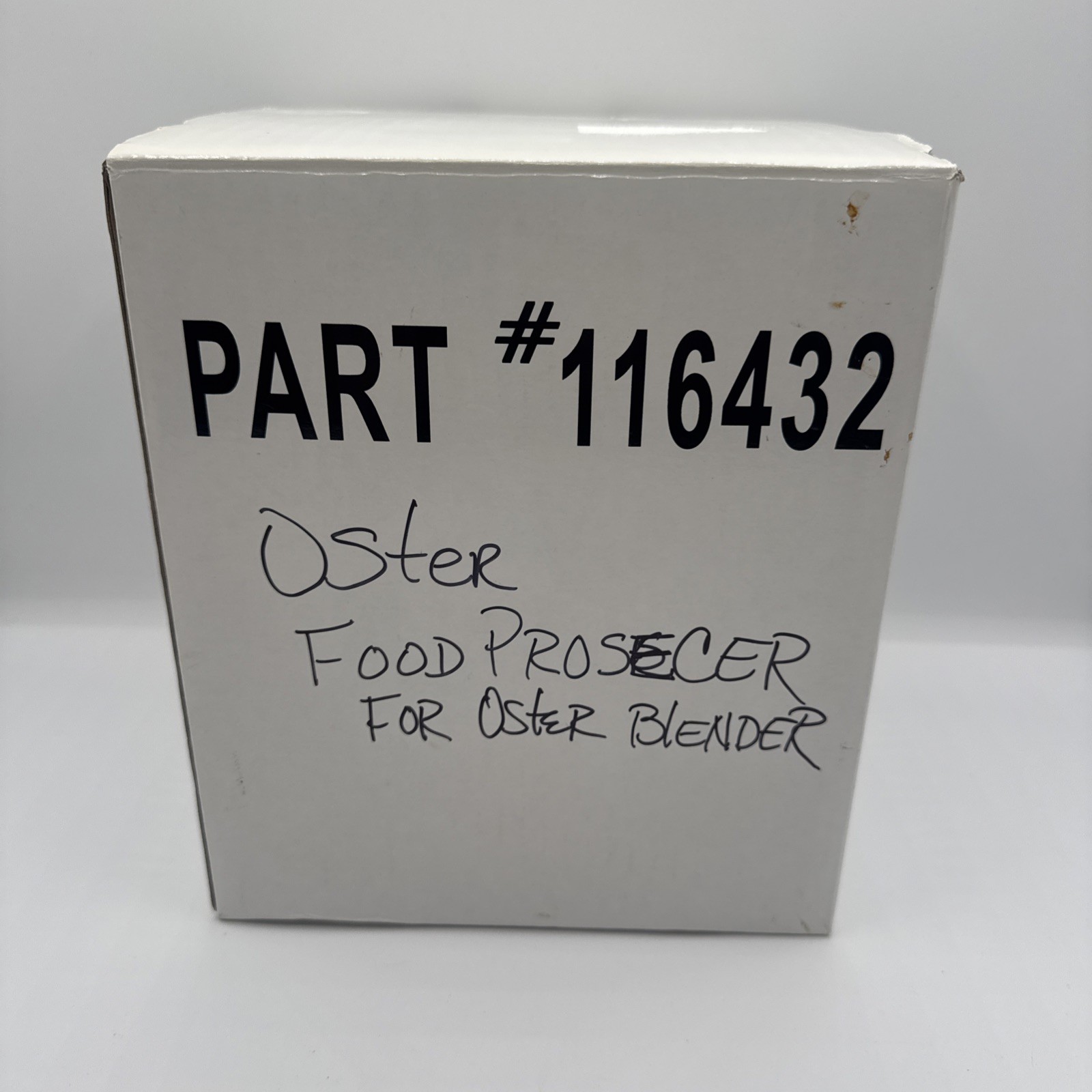 OEM Oster Food Processor Accessory Bowl w Blade Lid Part 116432 Open Box