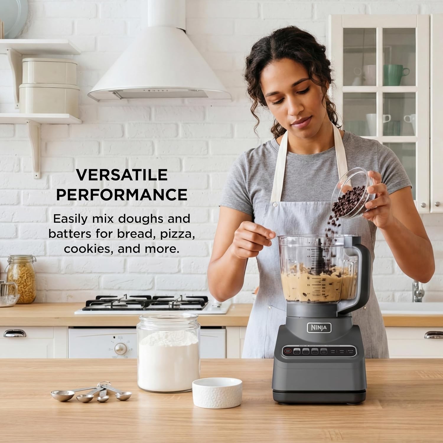 Ninja BN601 Kitchen Food Processor 9 Cup 1000W Silver