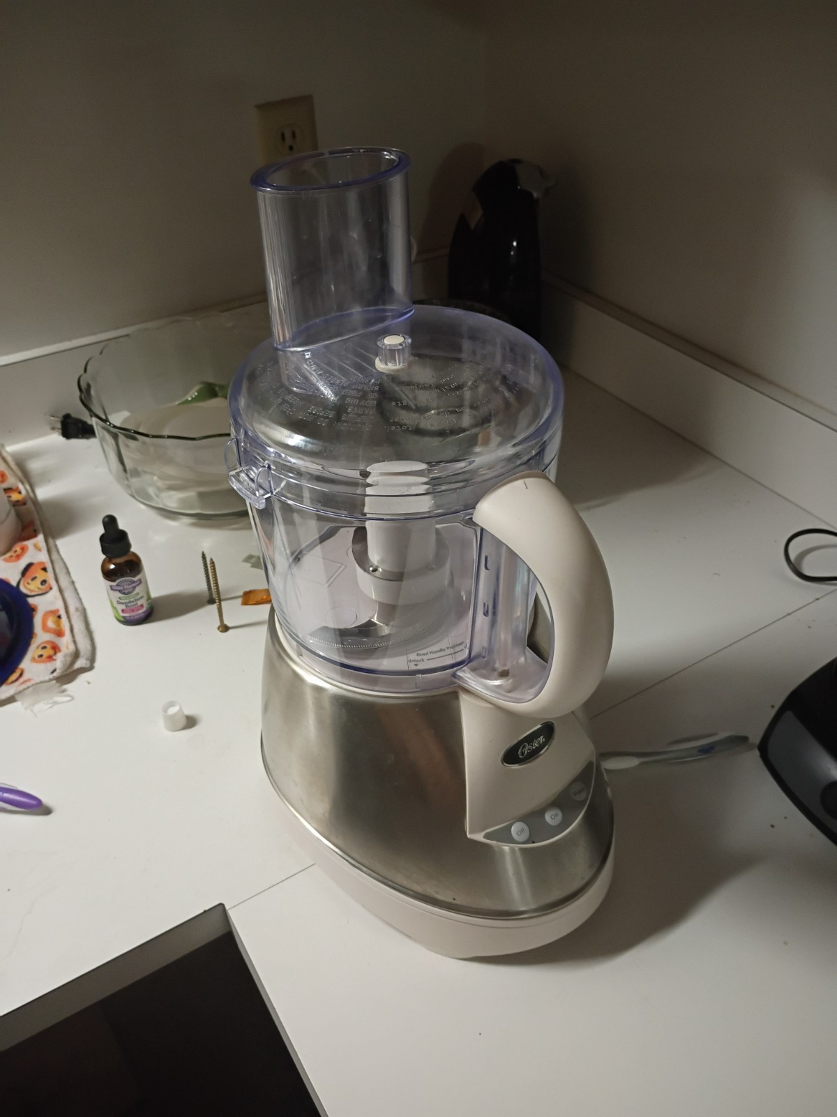 Oster 14 Cup Food Processor Stainless Steel & Grey model FPSTFP4263-DFL