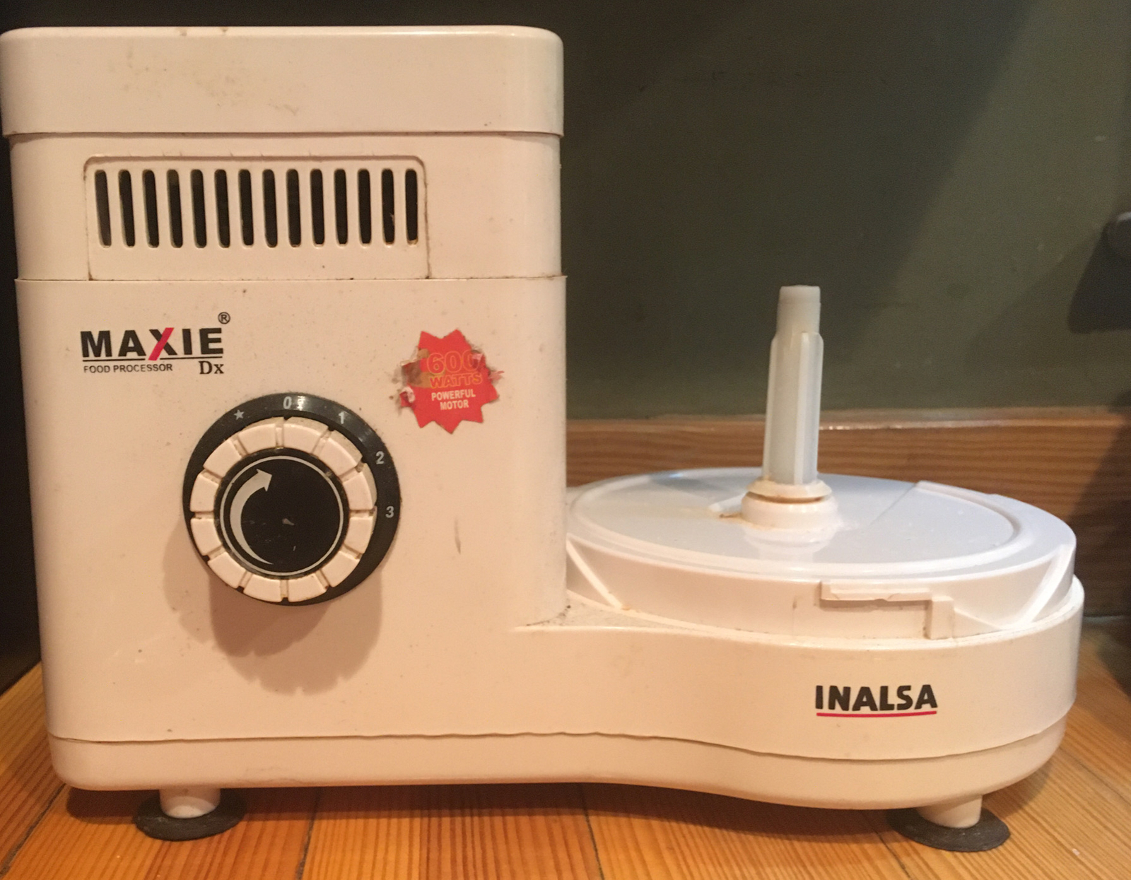 Inalsa Maxie Dx Mixer Grinder 600W Food Proc. India Part, Cone For Citrus Juicer