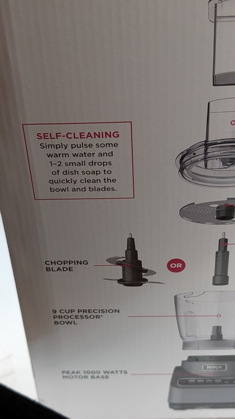 Ninja Professional 9-Cup Food Processor | 1000W Auto-iQ | NEW in Box